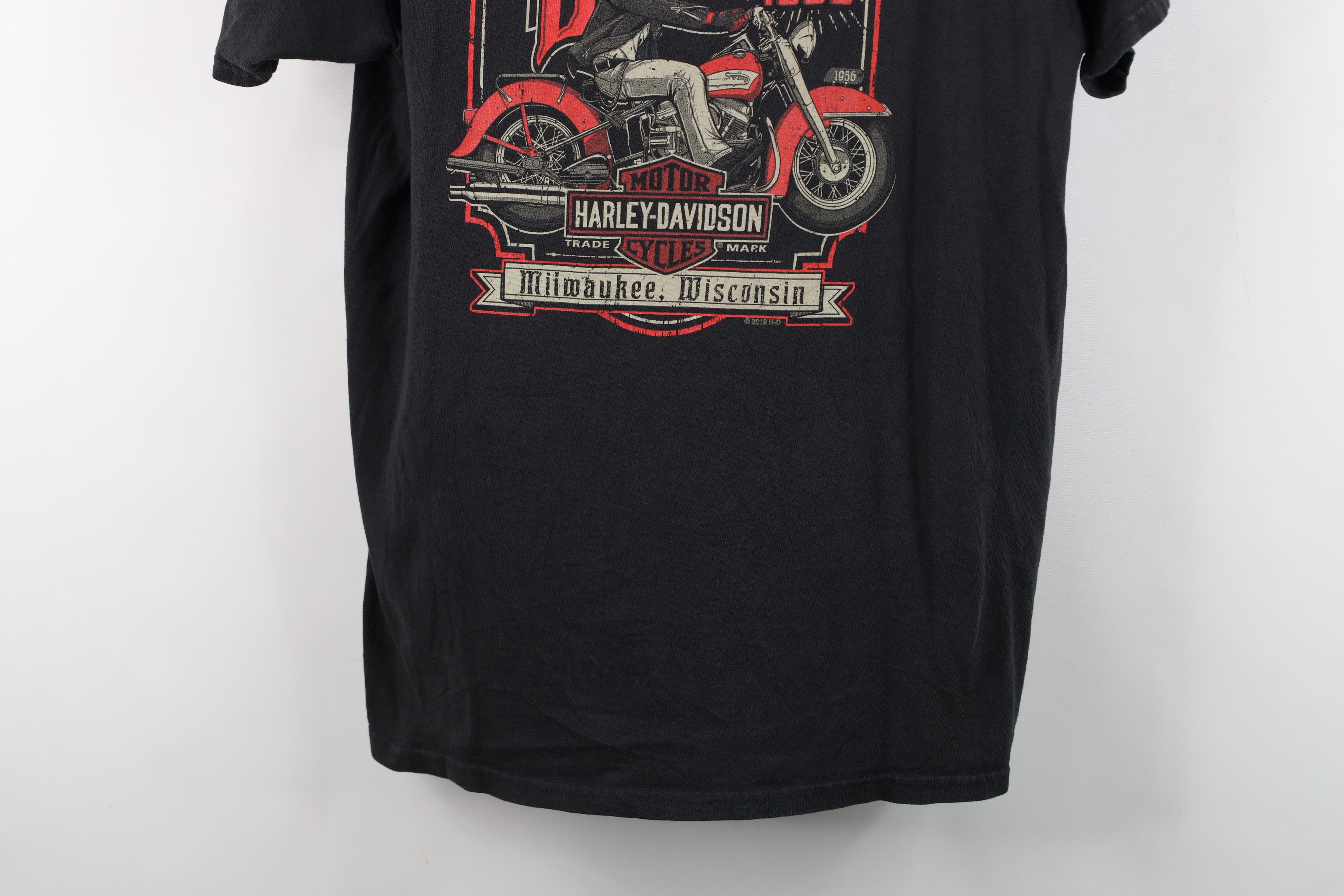 Harley Davidson Vintage Y2K Harley Davidson Satan Devil Motorcycle T-Shirt Size US M / EU 48-50 / 2 - 3 Thumbnail