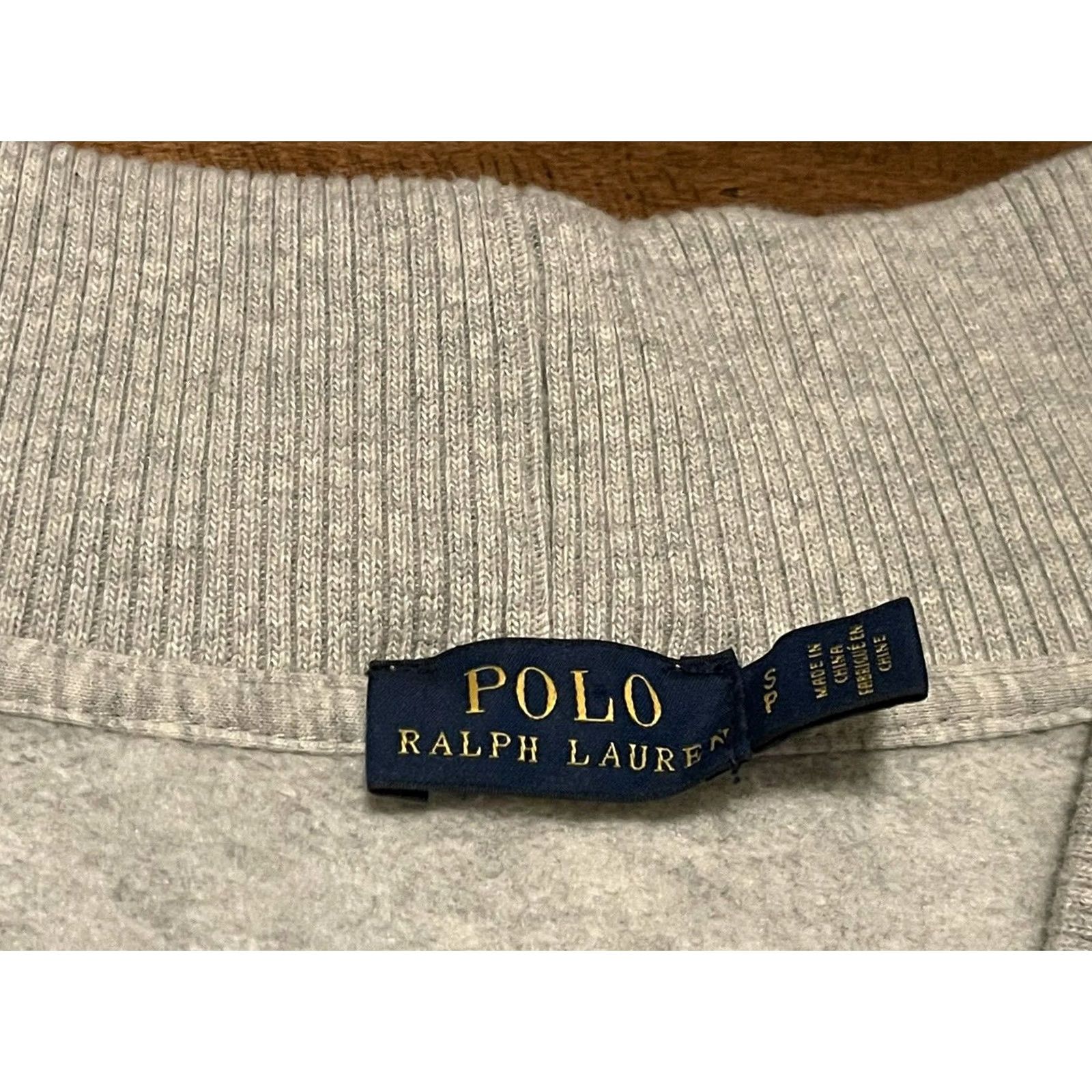 Polo Ralph Lauren Polo Ralph Lauren Varsity V-Neck Long Sweatshirt Dress Small Womens Gray Size S / US 4 / IT 40 - 4 Thumbnail