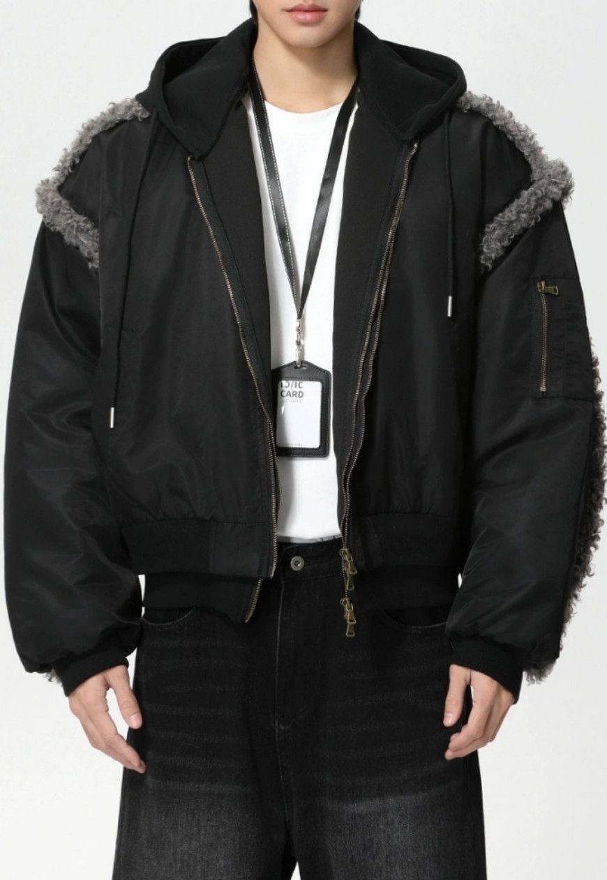Other Men’s Raw-edged baseball jacket Size US M / EU 48-50 / 2 - 6 Thumbnail