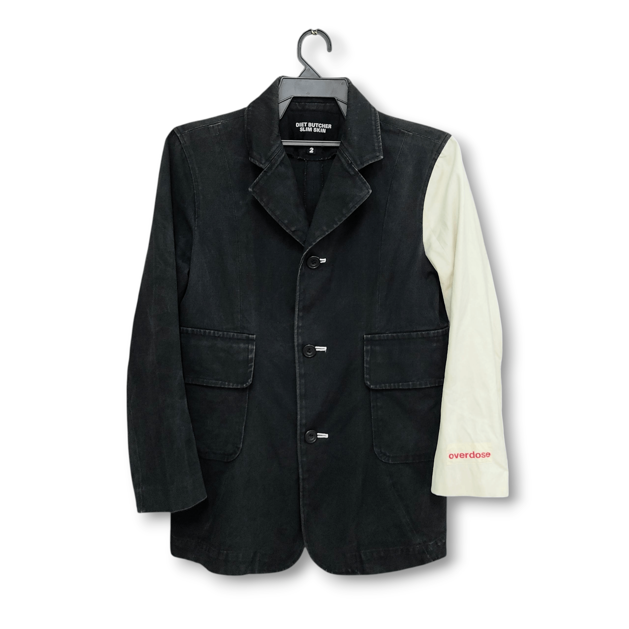 Diet Butcher Slim Skin DBSS Two-Tone Overdose 1998 Punk Blazer Jacket Size US S / EU 44-46 / 1 - 1 Thumbnail