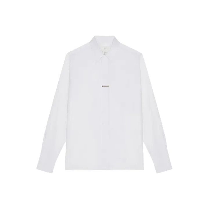 Givenchy GIVENCHY Men's White Pointed Collar Button-Up Shirt Size US XXS / EU 40 - 1 Thumbnail