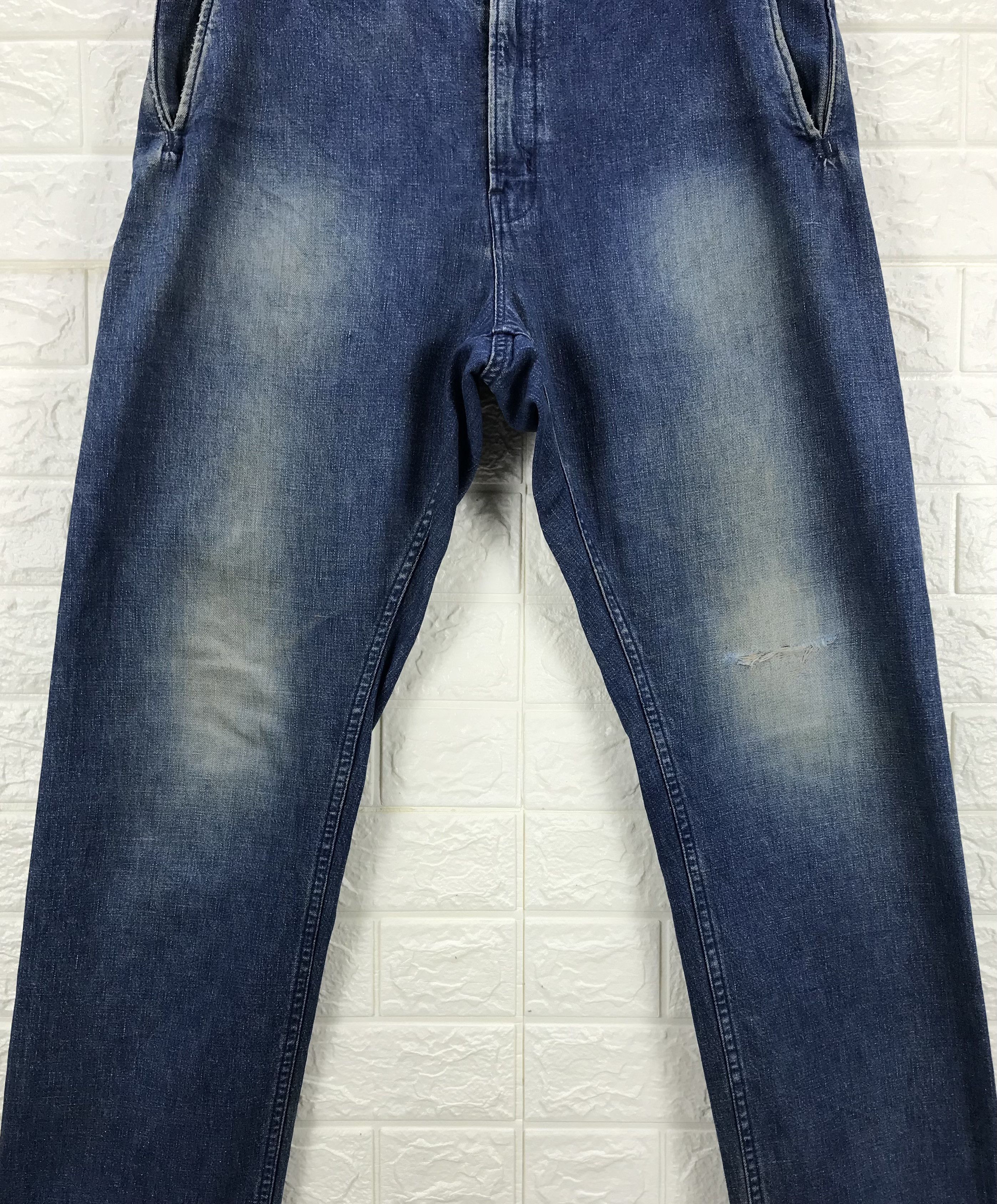 Big John Vintage Big John Buckle Back Distressed Jeans Size US 32 / EU 48 - 7 Thumbnail