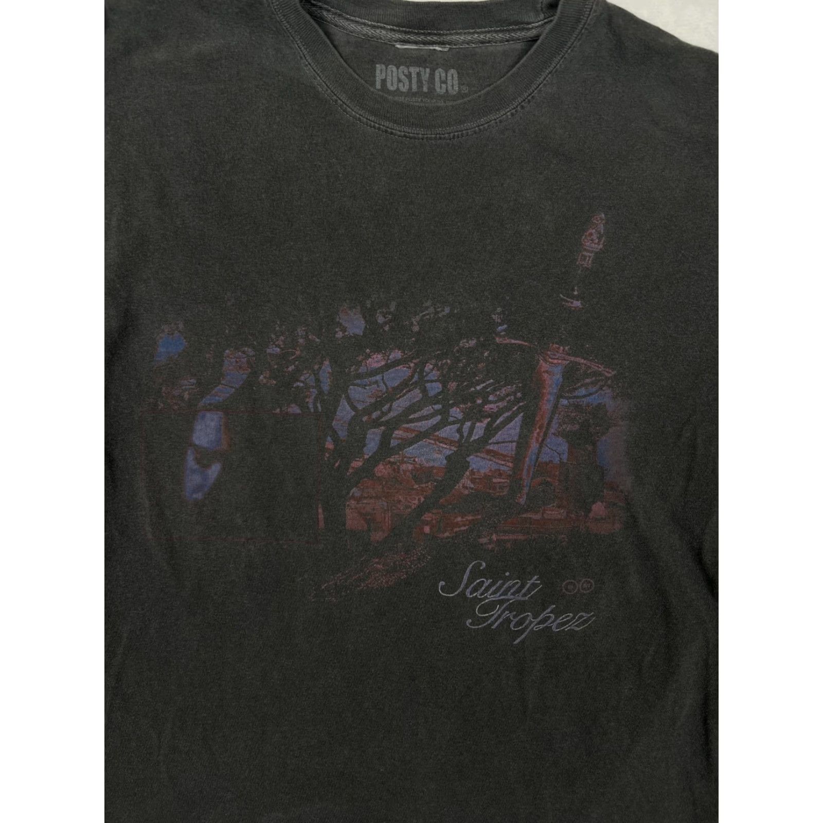Vintage Post Malone T-Shirt Hollywood’s Bleeding Tour Saint Tropez Small Men Black Crew Neck Short Sleeve Rock Logo 2019 Regular Cotton Size US S / EU 44-46 / 1 - 4 Thumbnail