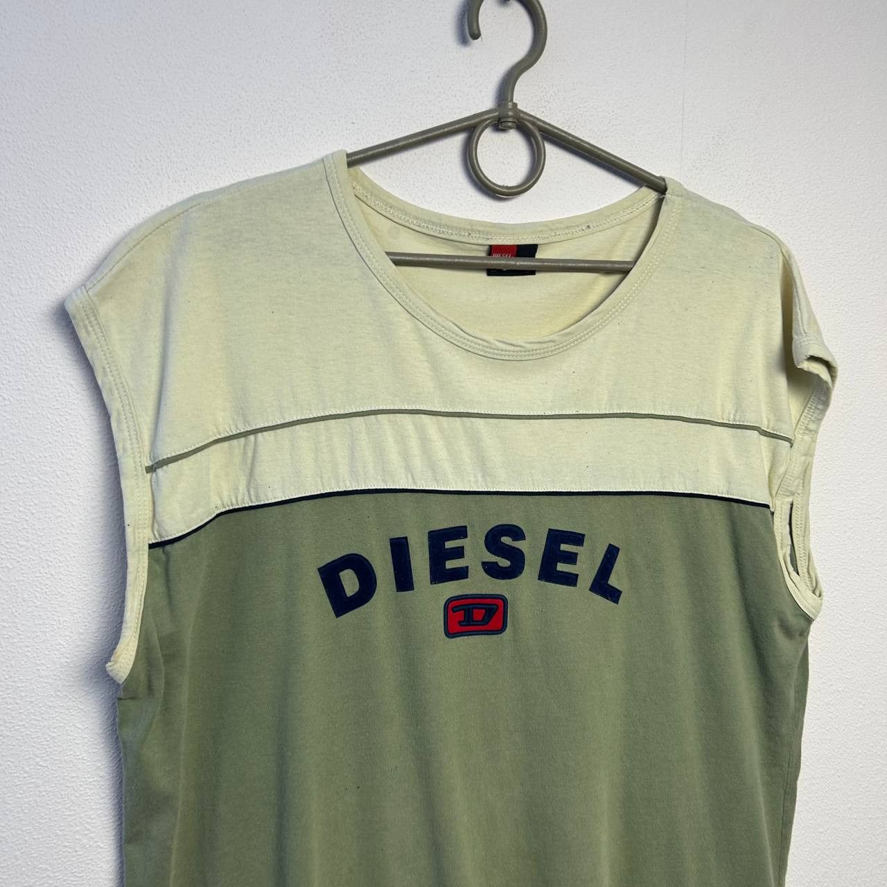 Diesel Vintage Diesel Big Logo streetwear y2k opium sleeveles Size US XXL / EU 58 / 5 - 2 Thumbnail