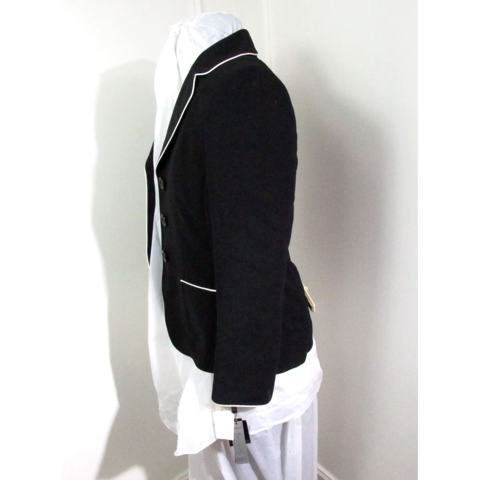 Vintage TAHARI Women's Black Blazer Jacket Size 4 RITA Size S / US 4 / IT 40 - 2 Thumbnail