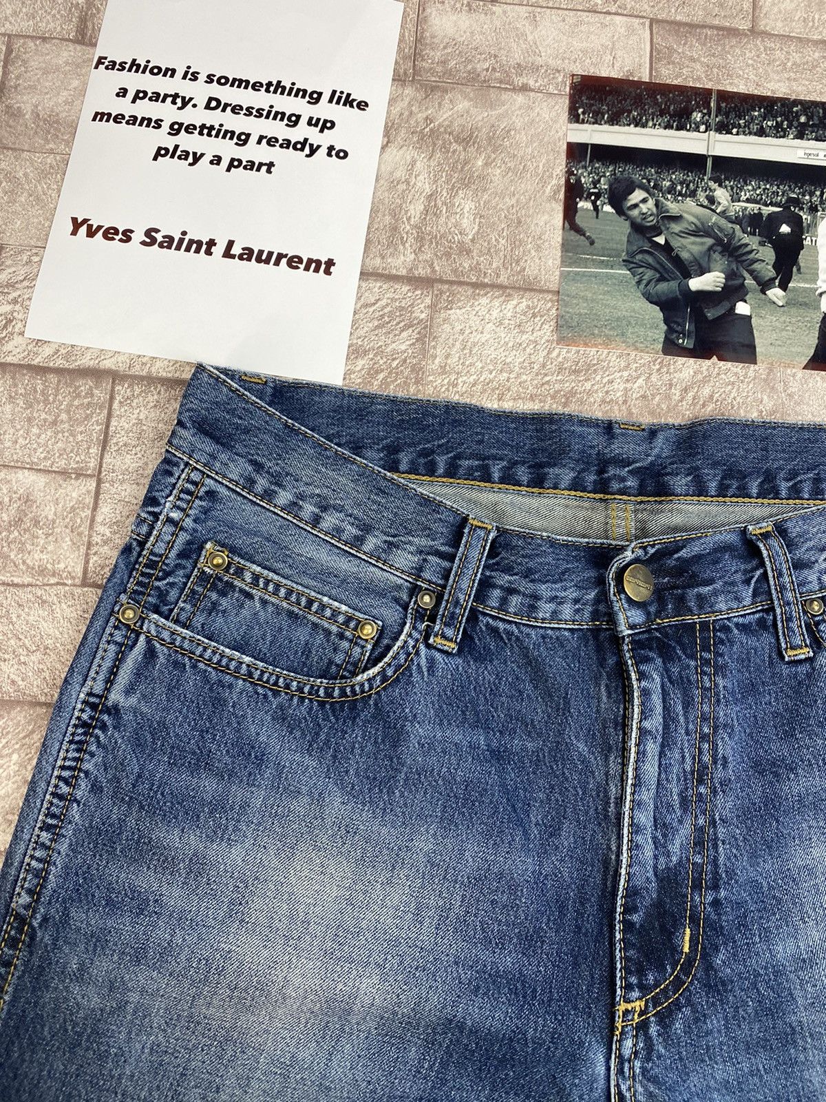 Carhartt Wip × Japanese Brand Vintage Carhartt by Y2K style Jeans Pants Size US 32 / EU 48 - 19 Thumbnail
