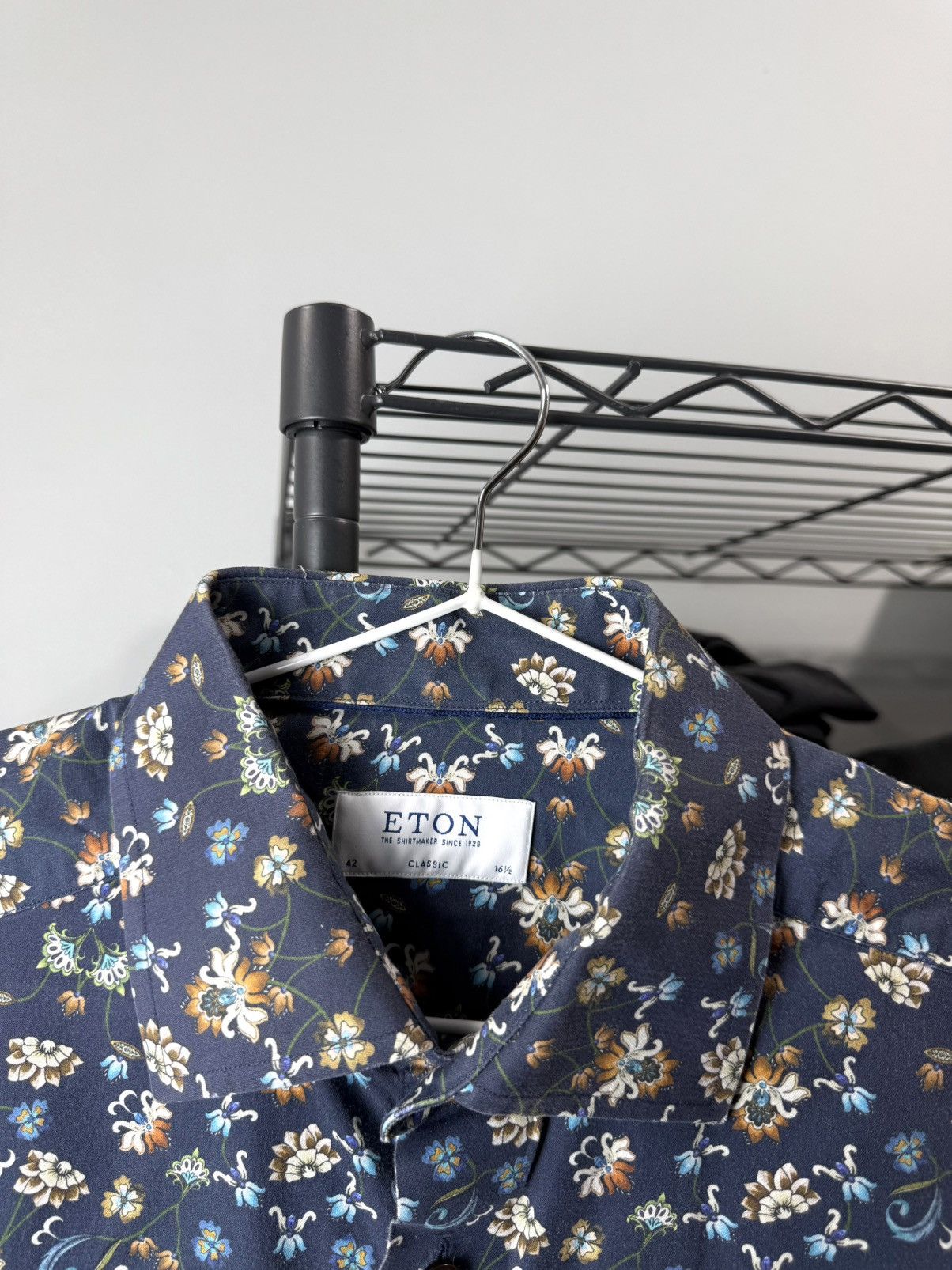 Eton Eton Flowers Print Shirt Buttons Up Size US M / EU 48-50 / 2 - 3 Thumbnail