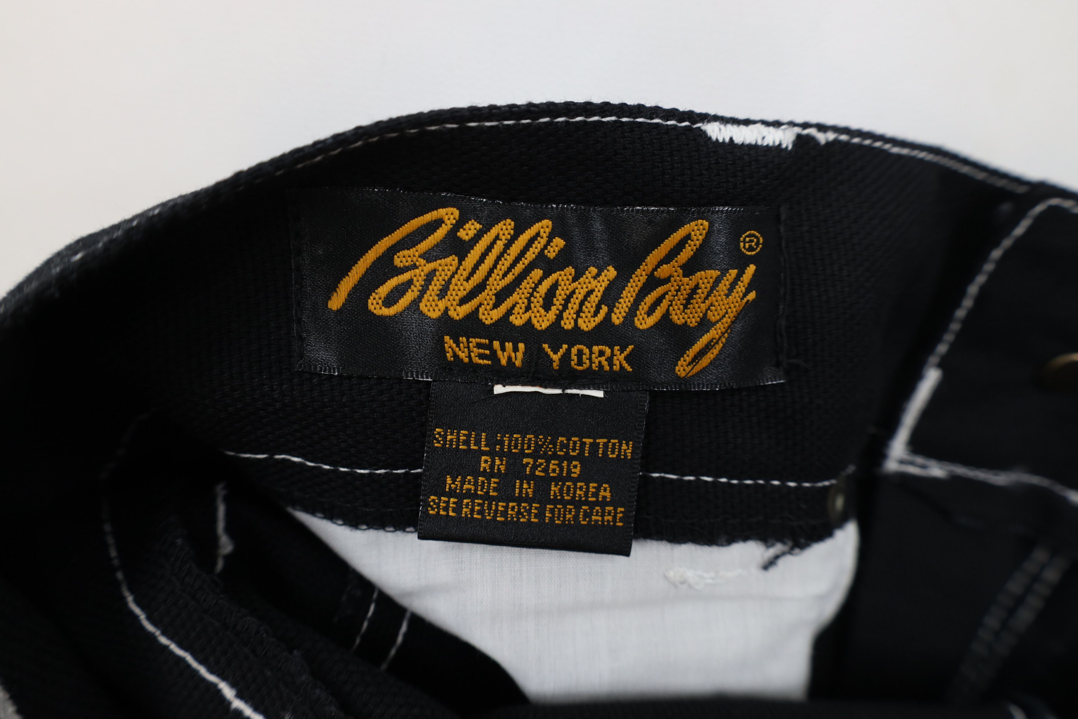 Vintage Deadstock Vintage 90s Streetwear Fit Canvas Shorts Black Size US 30 / EU 46 - 8 Thumbnail