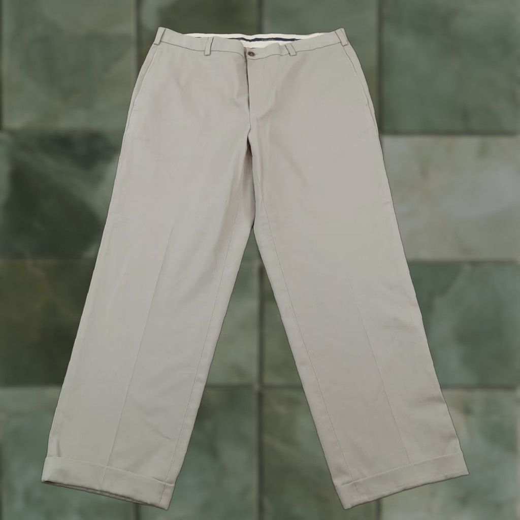 Brooks Brothers Brooks Brothers Mens Chino Pants 38x34 Beige Clark Fit Straight Cotton Business Casual Size US 38 / EU 54 - 1 Thumbnail