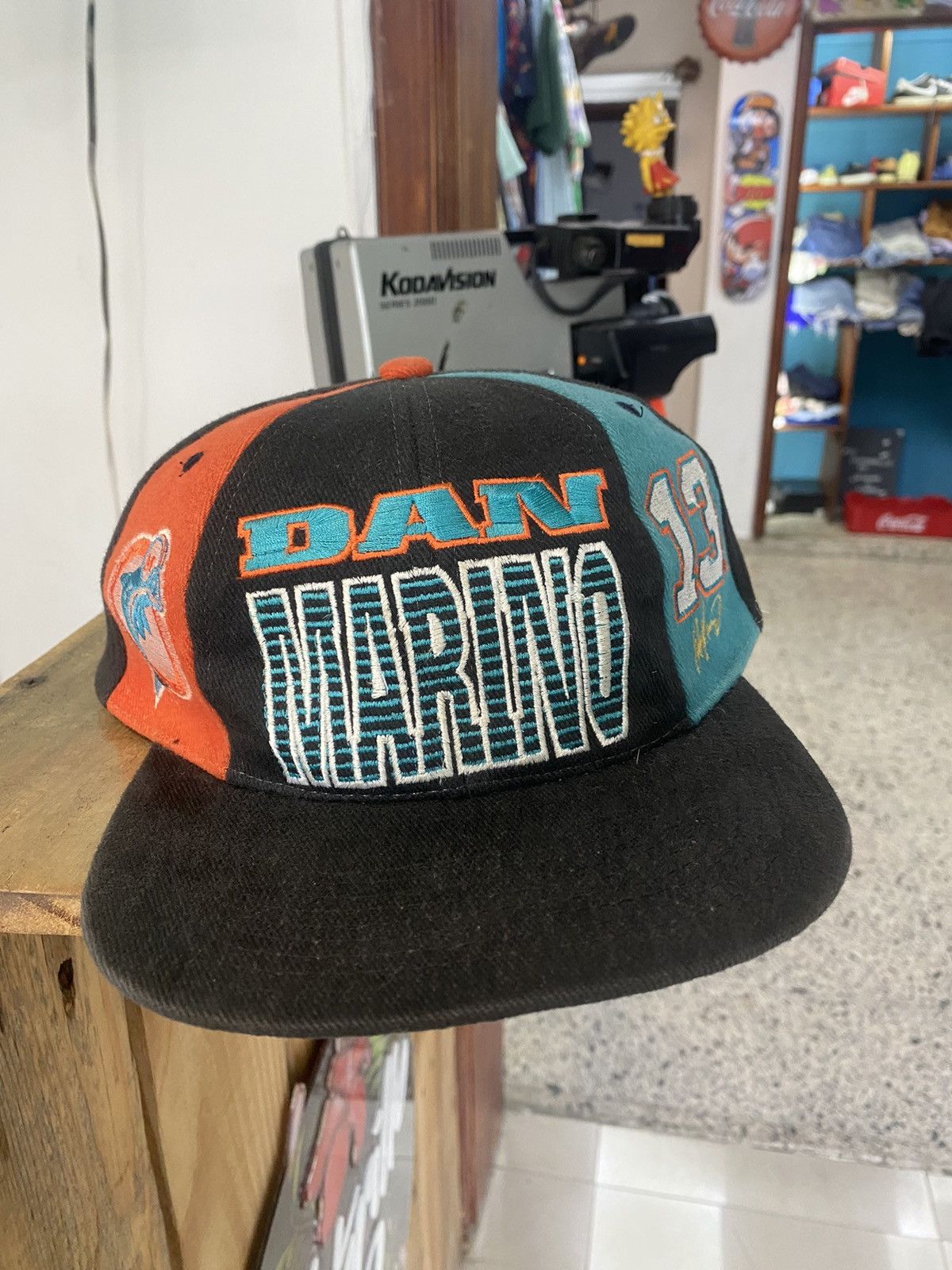 Vintage Dolphins Graffiti Snapback - Drew Pearson - Snapped Back Hats