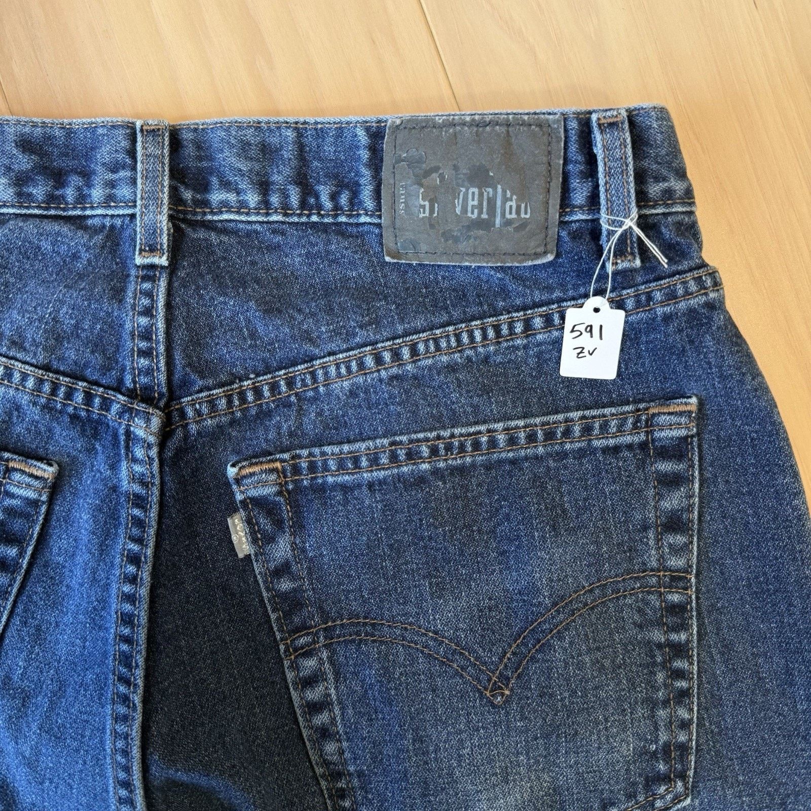 Levi's × Vintage Vintage Levis Silver Tab Jeans 35 Blue 90s Baggy Denim Size US 35 - 9 Thumbnail