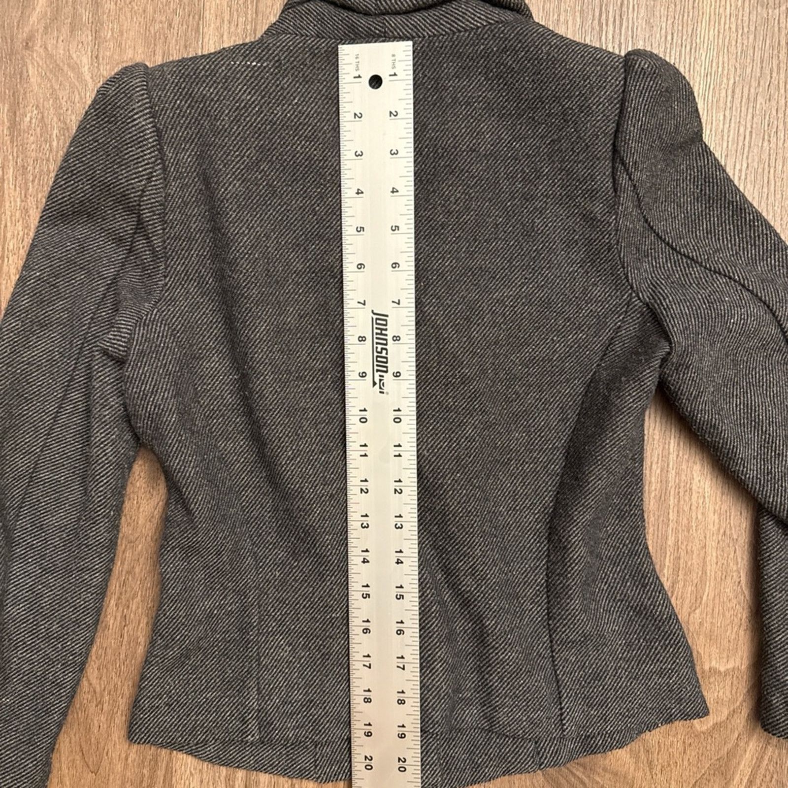 Isabel Marant Isabel Marant, gray herringbone wool blend button front jkt Size S / US 4 / IT 40 - 9 Thumbnail