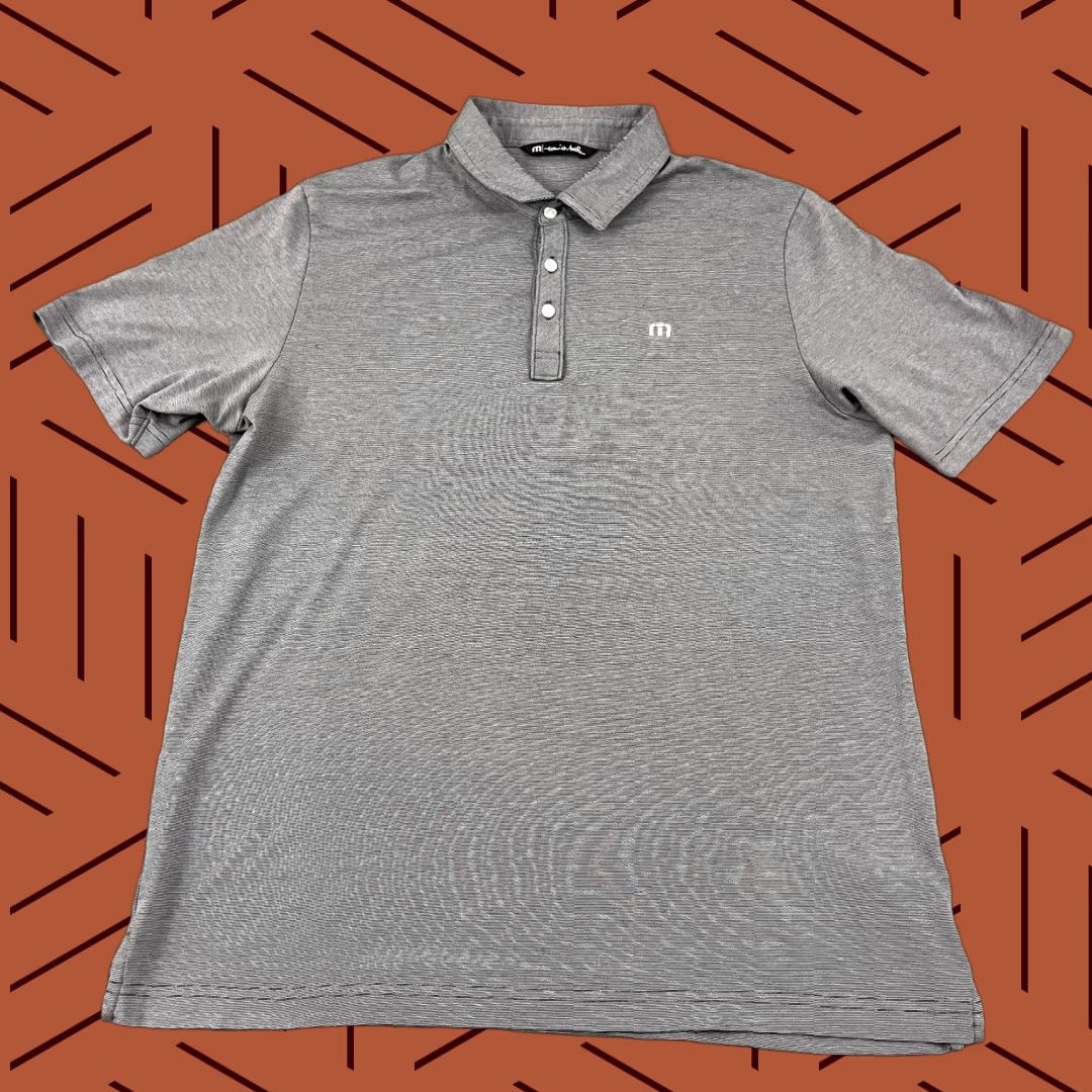 TravisMathew TRAVIS MATHEW Polo Shirt Mens Large Purple Golf Performance Casual Short Sleeve Polo Size US L / EU 52-54 / 3 - 1 Thumbnail