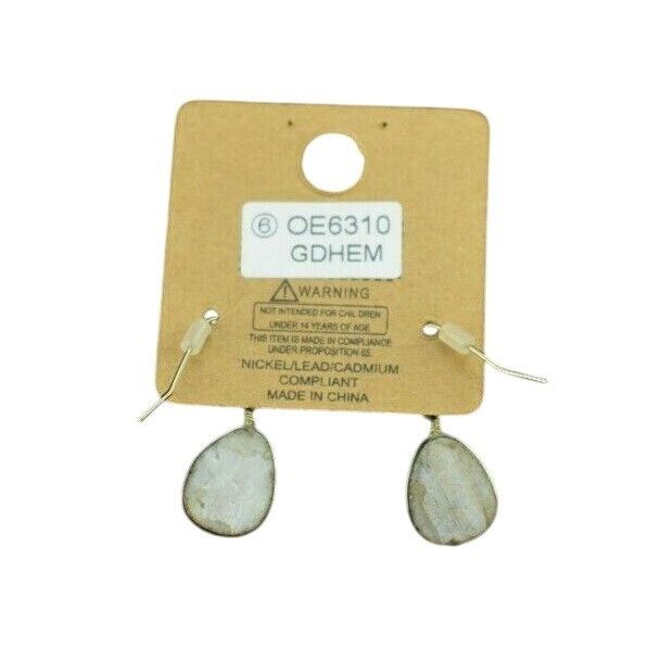 Other Dorothy Semi-Precious Drop Earrings With Gold Hooks Size ONE SIZE - 2 Thumbnail