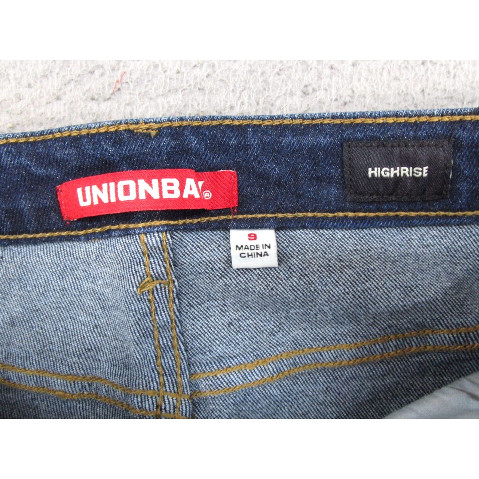 Vintage VTG Y2K Union Bay Women's Button Fly High Rise Stretch Denim Jeans SZ 9 NEW Read Size 30" / US 8 / IT 44 - 4 Thumbnail