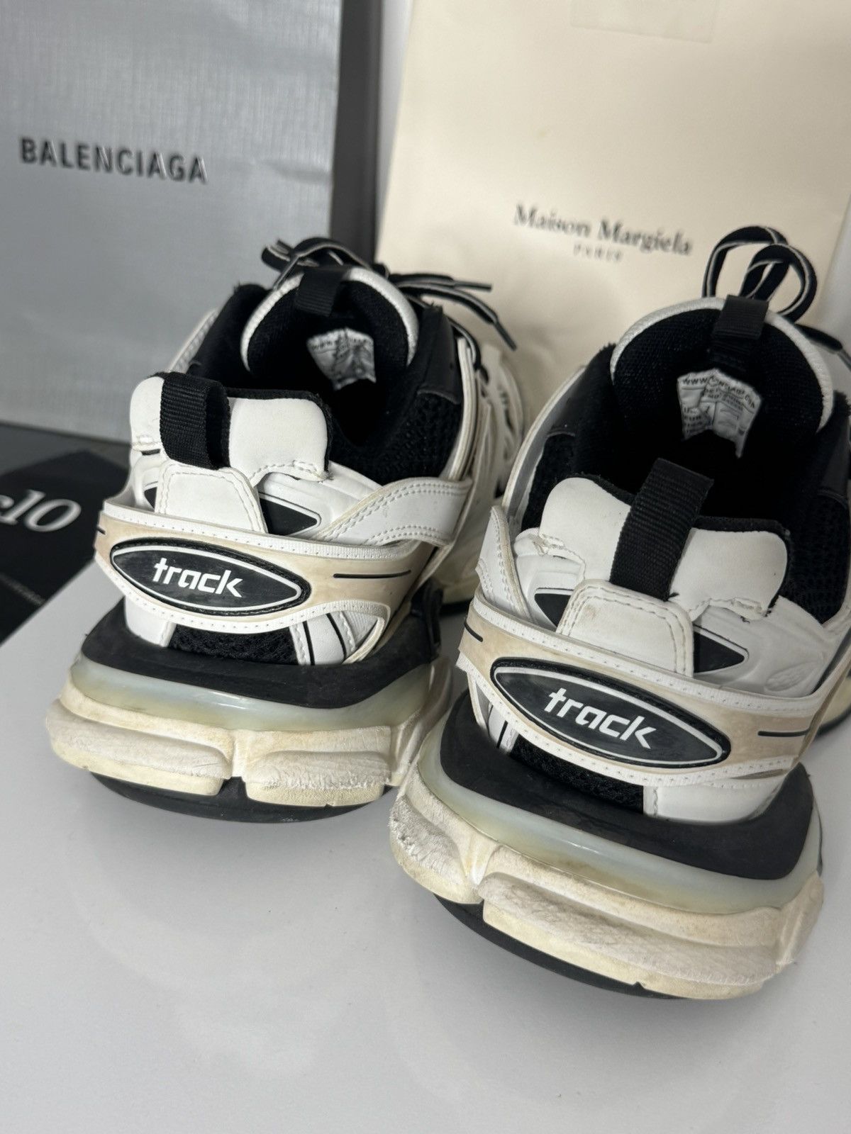 Balenciaga ✅ Balenciaga Track 1 White Black Low 40 Size US 7.5 / EU 40-41 - 7 Thumbnail