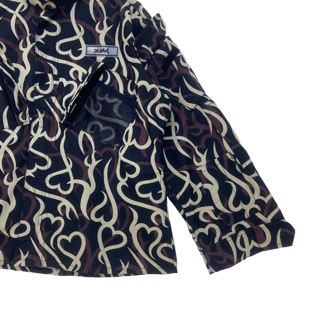 X-Girl X-girl Tribal Camo Multi Pockets Oversize Jacket Size M / US 6-8 / IT 42-44 - 4 Thumbnail