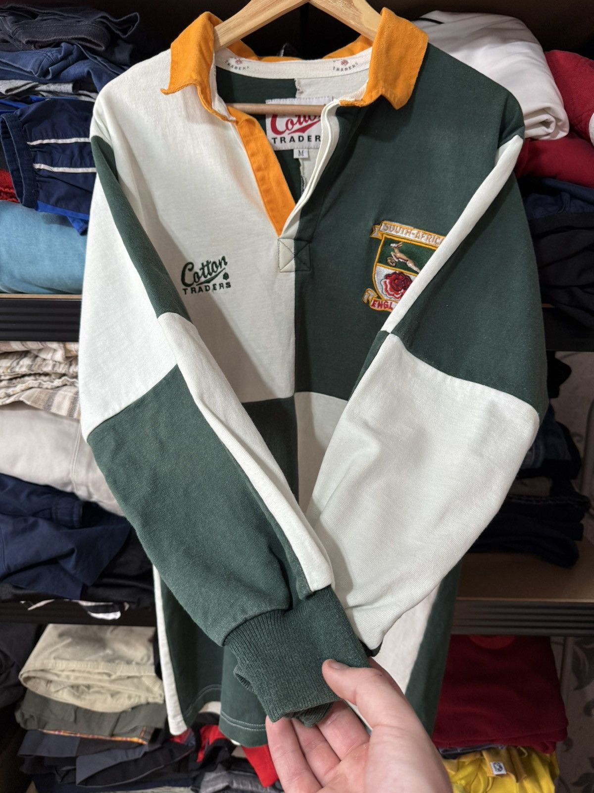 Cotton Traders Vintage Cotton Traders South Africa England Rugby Jersey Size US M / EU 48-50 / 2 - 15 Thumbnail