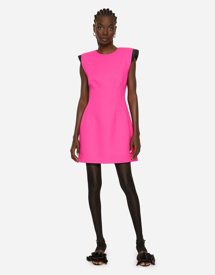 Dolce & Gabbana o1y0825 Sleeveless Mini Dress in Fuchsia Size S / US 4 / IT 40 - 3 Thumbnail
