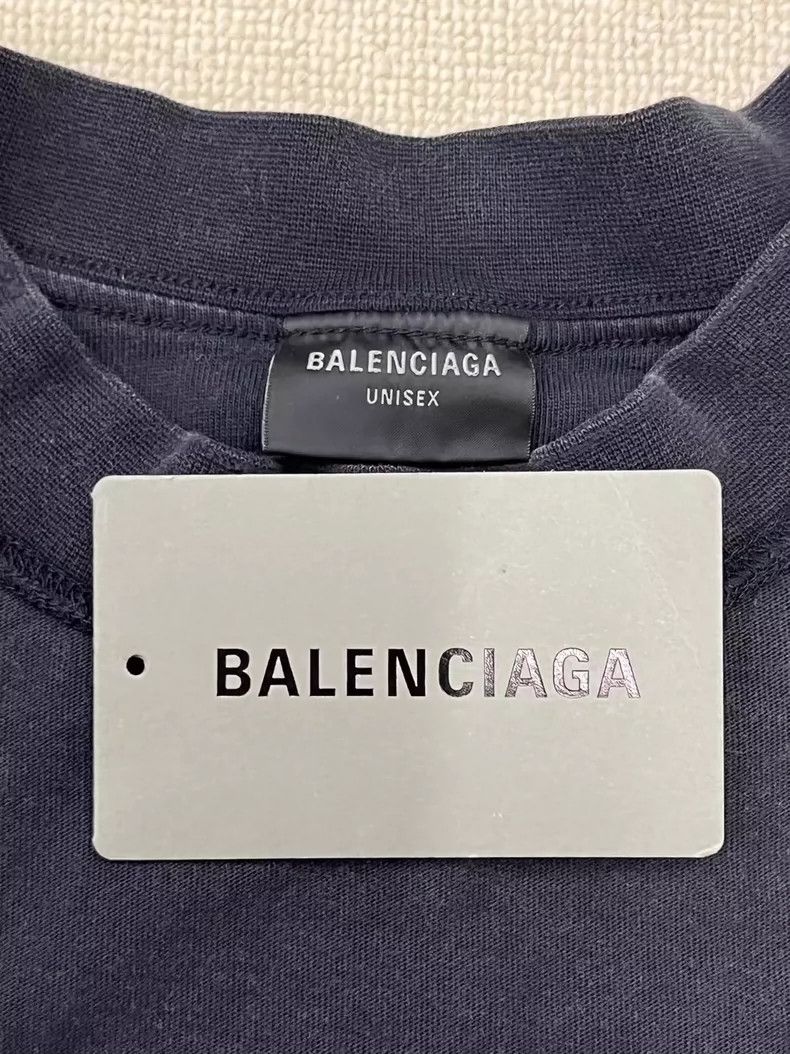 Balenciaga Balenciaga Logo Solid Short Sleeve T-Shirt Size US M / EU 48-50 / 2 - 5 Thumbnail