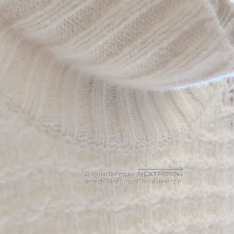 Loro Piana Loro Piana Ivory waffle-knit high-neck cashmere sweater Size XS / US 0-2 / IT 36-38 - 5 Thumbnail