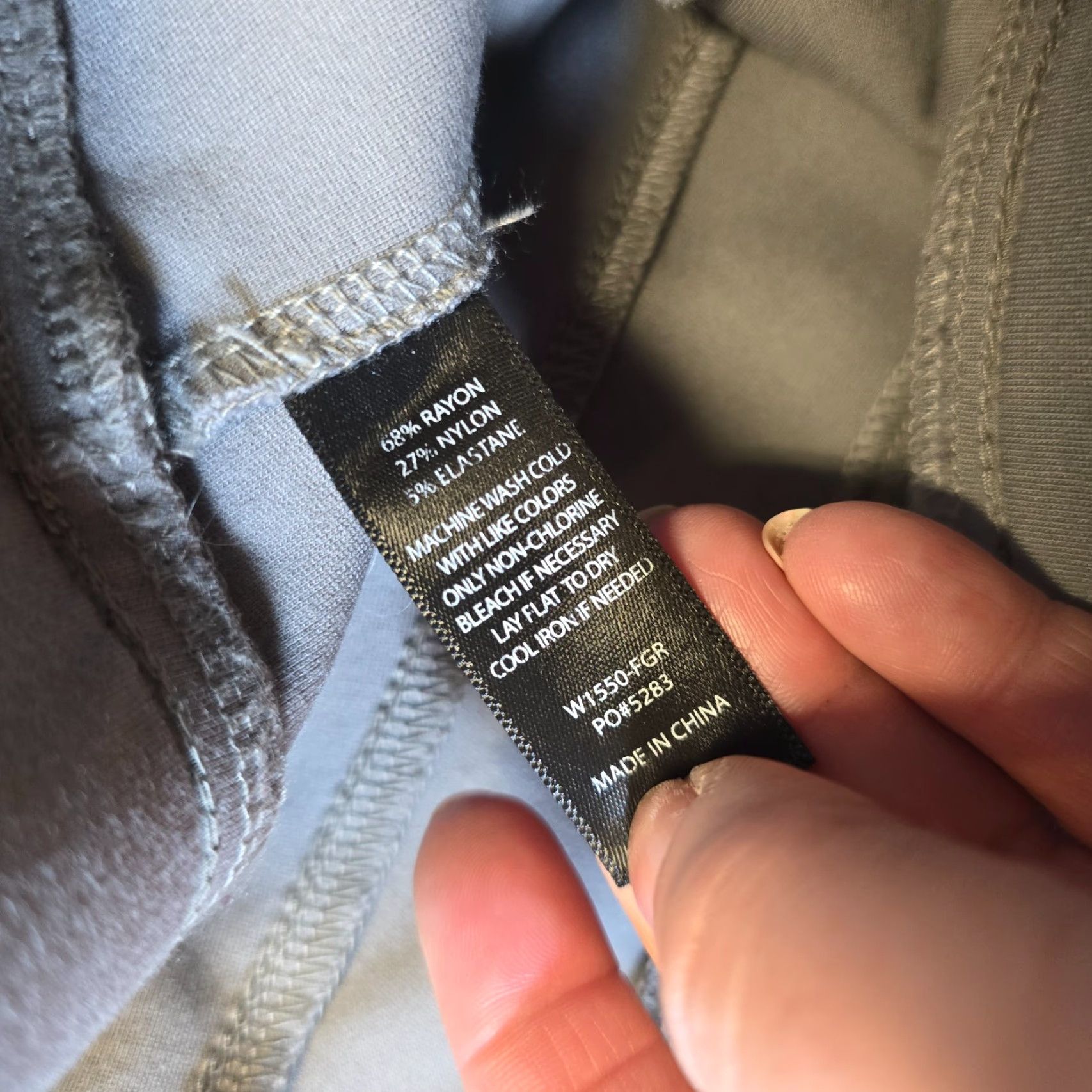 Vintage Betabrand Pants Womens XL Gray Stretchy Straight Leg Career Casual Capsule Shirt? Size 24" / US 00 / IT 34 - 7 Thumbnail