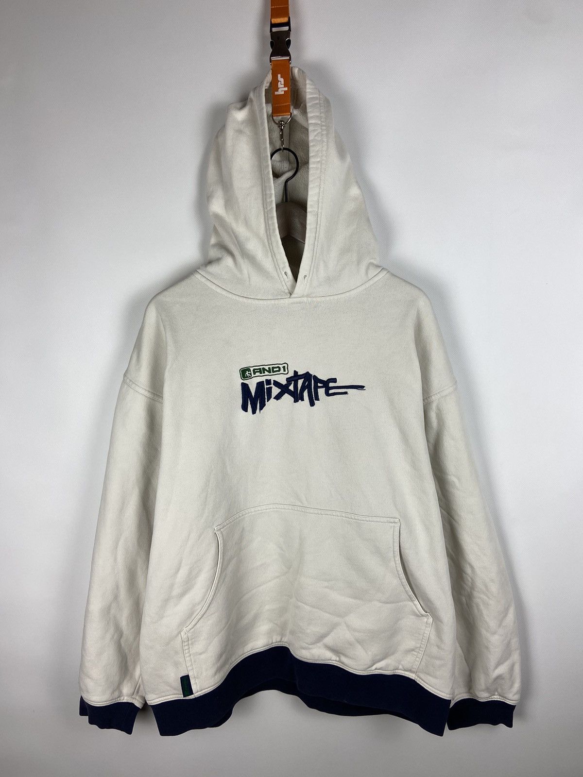 Vintage Vintage And1 MIXTAPE Hooded Hoodie Embroidered 90s Y2k Size US L / EU 52-54 / 3 - 1 Thumbnail