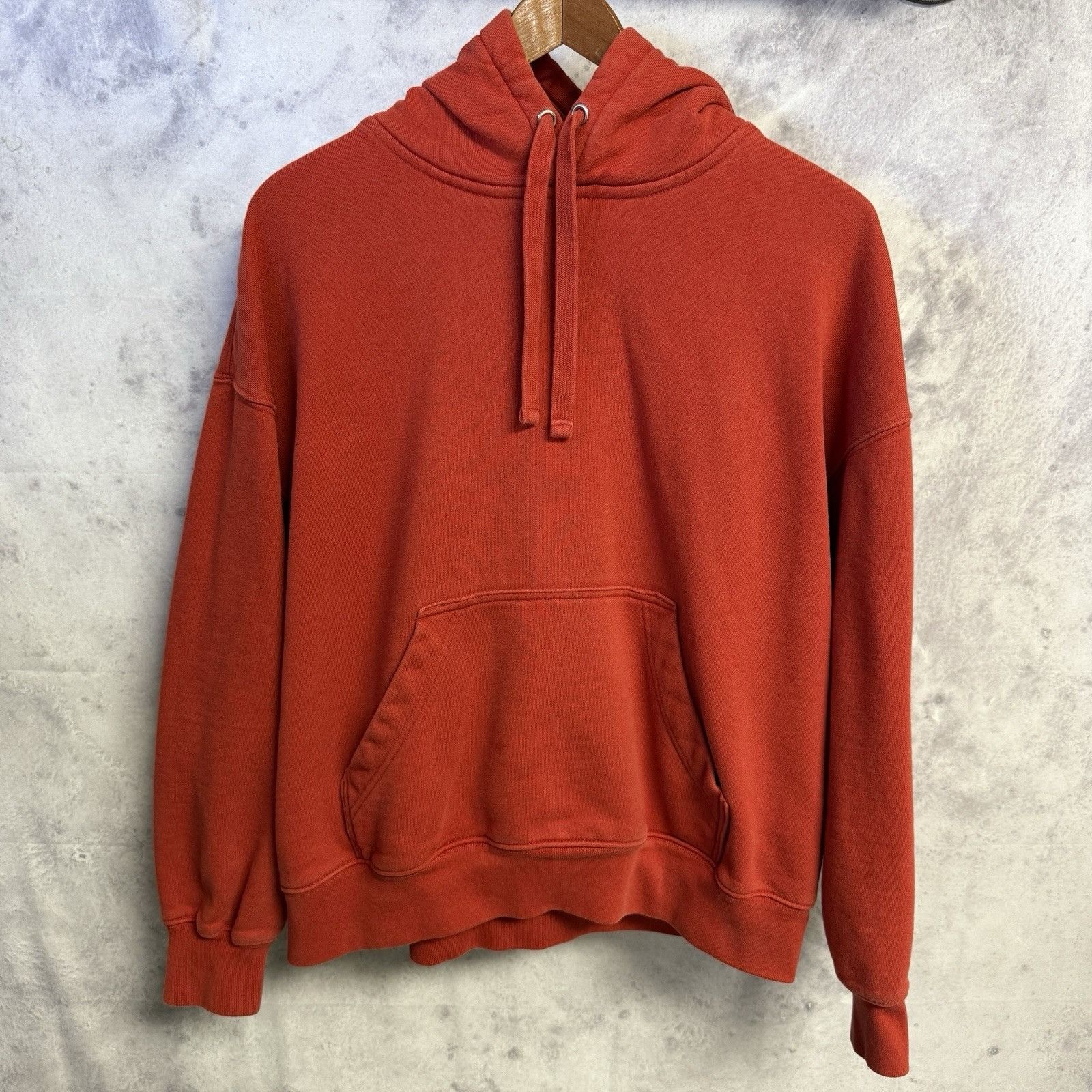 H&M H&M Hoodie Mens Medium 25x23.5 Oversized Red Orange Baggy Size US M / EU 48-50 / 2 - 2 Thumbnail