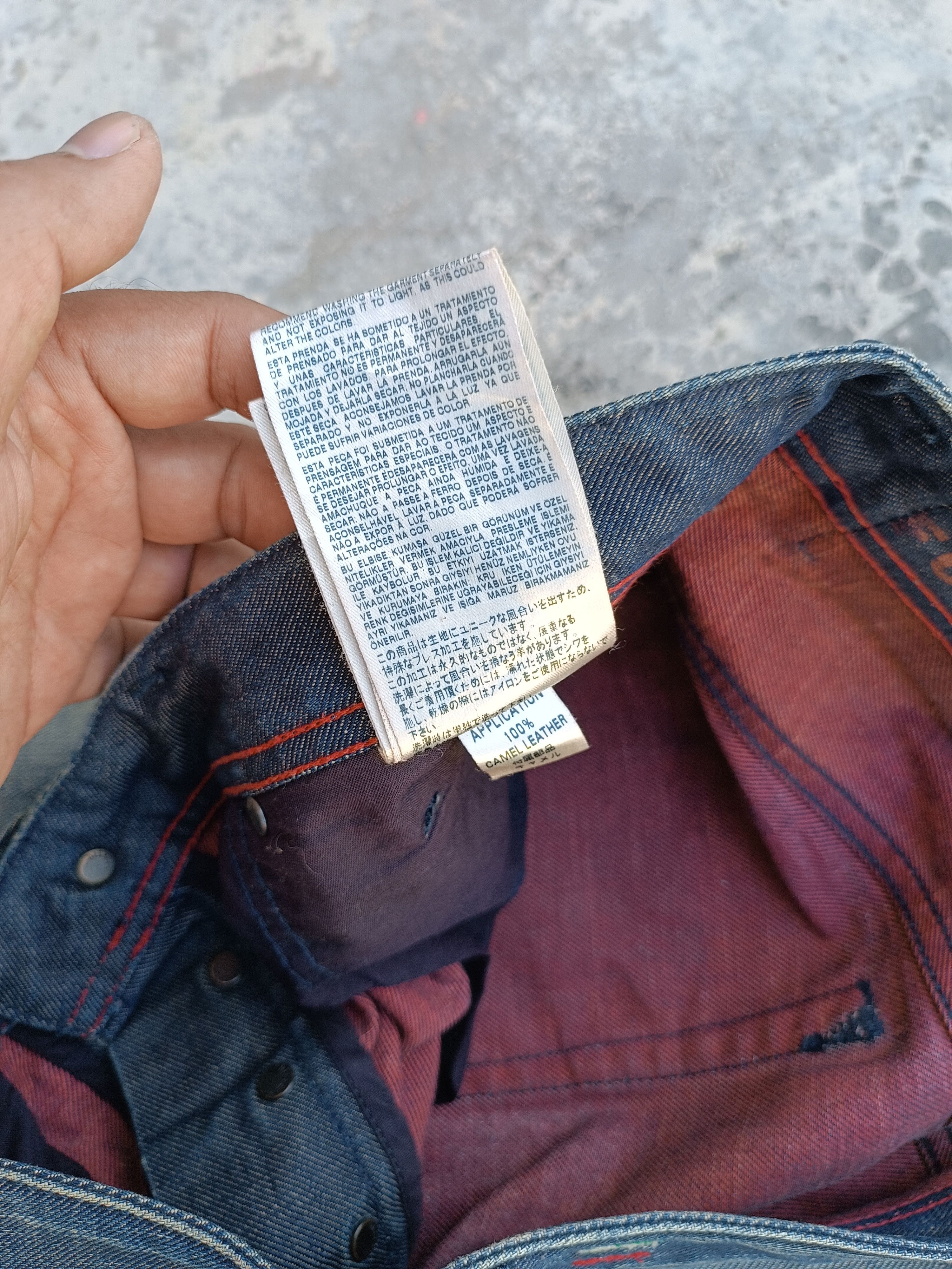 Diesel × Vintage Vintage Diesel Distressed Whiskers Faded Denim E264 Size US 32 / EU 48 - 17 Thumbnail