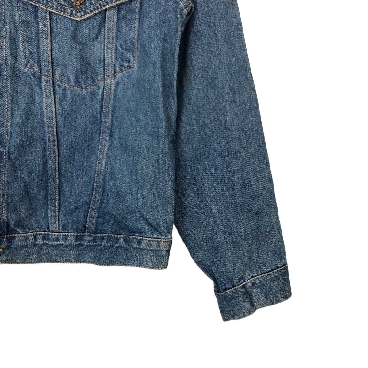 Other 🔥VINTAGE CROPPED TRUCKER DENIM JACKET SANJEGO MICKEY MOUSE Size S / US 4 / IT 40 - 4 Thumbnail