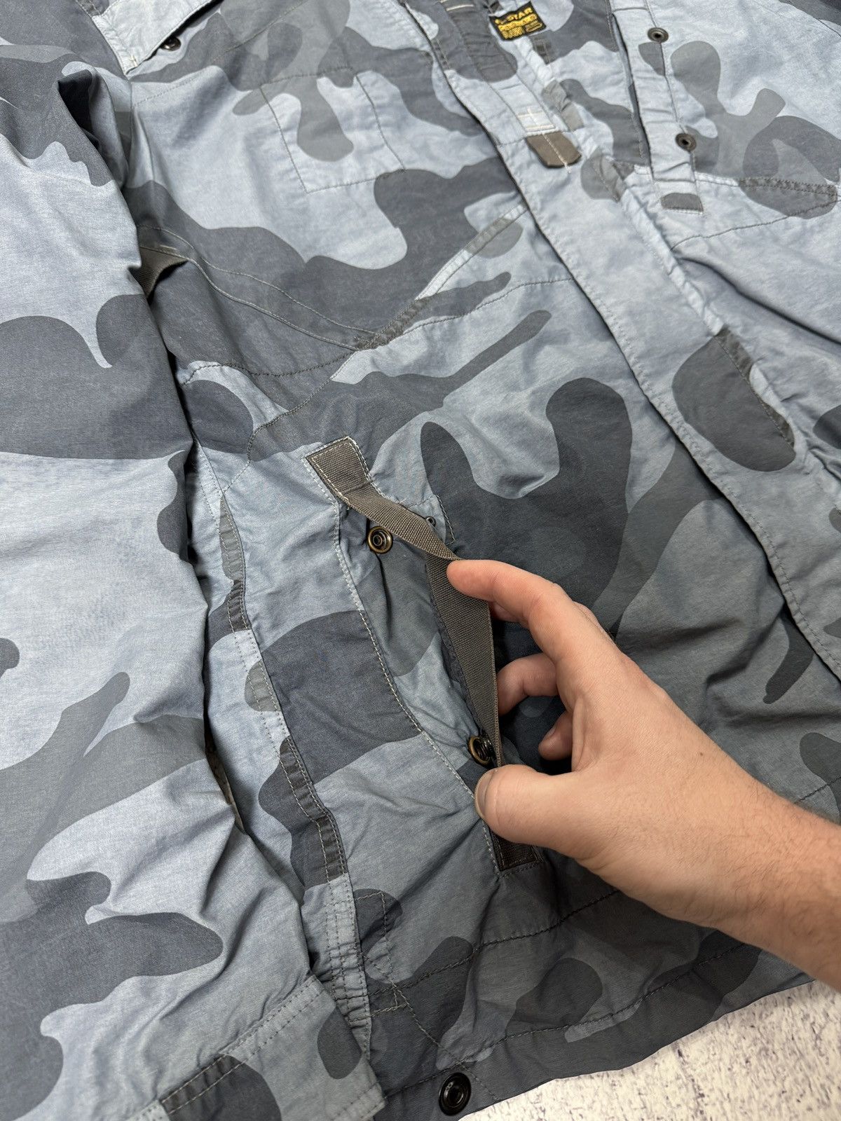 G-Star G-Star Raw Military Multipockets Camo Light Jacket Full Zip Size US XL / EU 56 / 4 - 6 Thumbnail