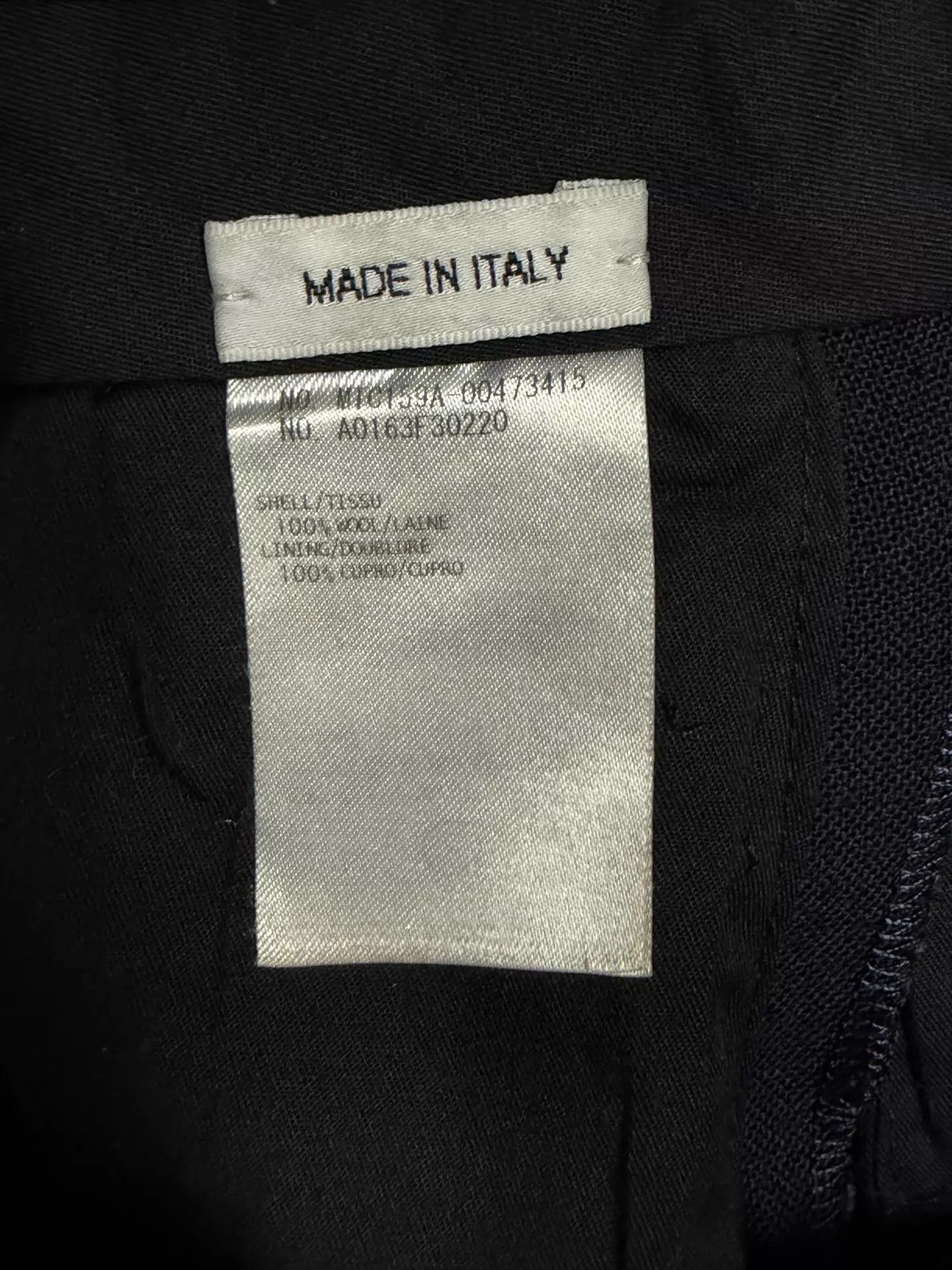 Thom Browne Thom Browne Navy Gold Button Wool Trousers Slim Size 2 Size US 32 / EU 48 - 4 Thumbnail