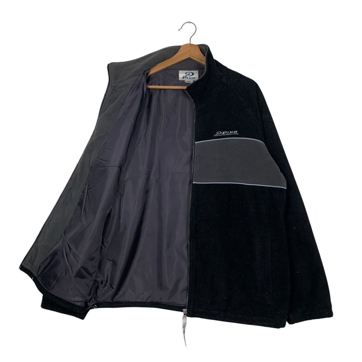 Japanese Brand 90's PIKO Hawaiian Longboard Wear Fleece Jacket #2770-C125 Size US L / EU 52-54 / 3 - 9 Thumbnail