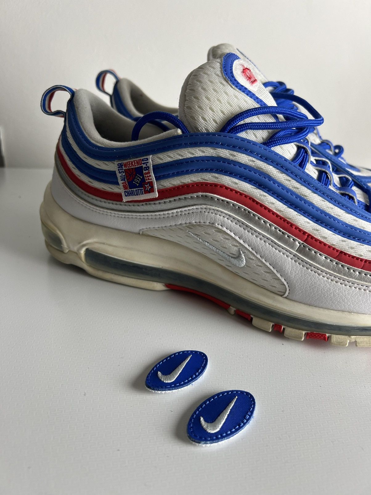 Nike Nike AM97 "Game Royal" NBA All-Star Weekend Charlotte 1991 Size US 12 / EU 45 - 8 Thumbnail