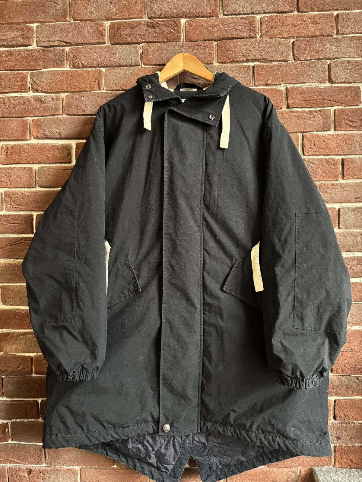 Acne Studios Acne Studios Ozzy Padded Fishtail Parka Jacket 46 Black Size US M / EU 48-50 / 2 - 1 Thumbnail