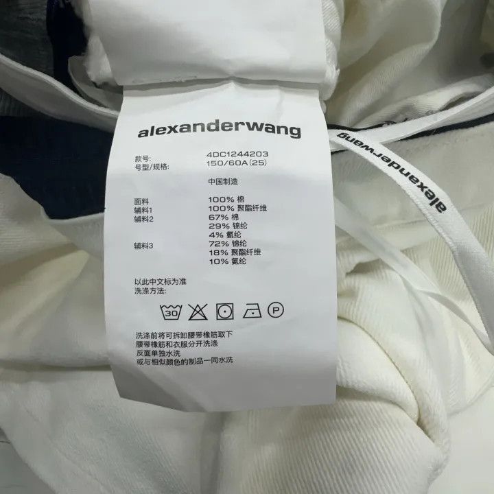 Alexander Wang Alexander Wang Pre-Styled Straight Leg Jean - Size 25" / US 0 / IT 36 - 3 Thumbnail
