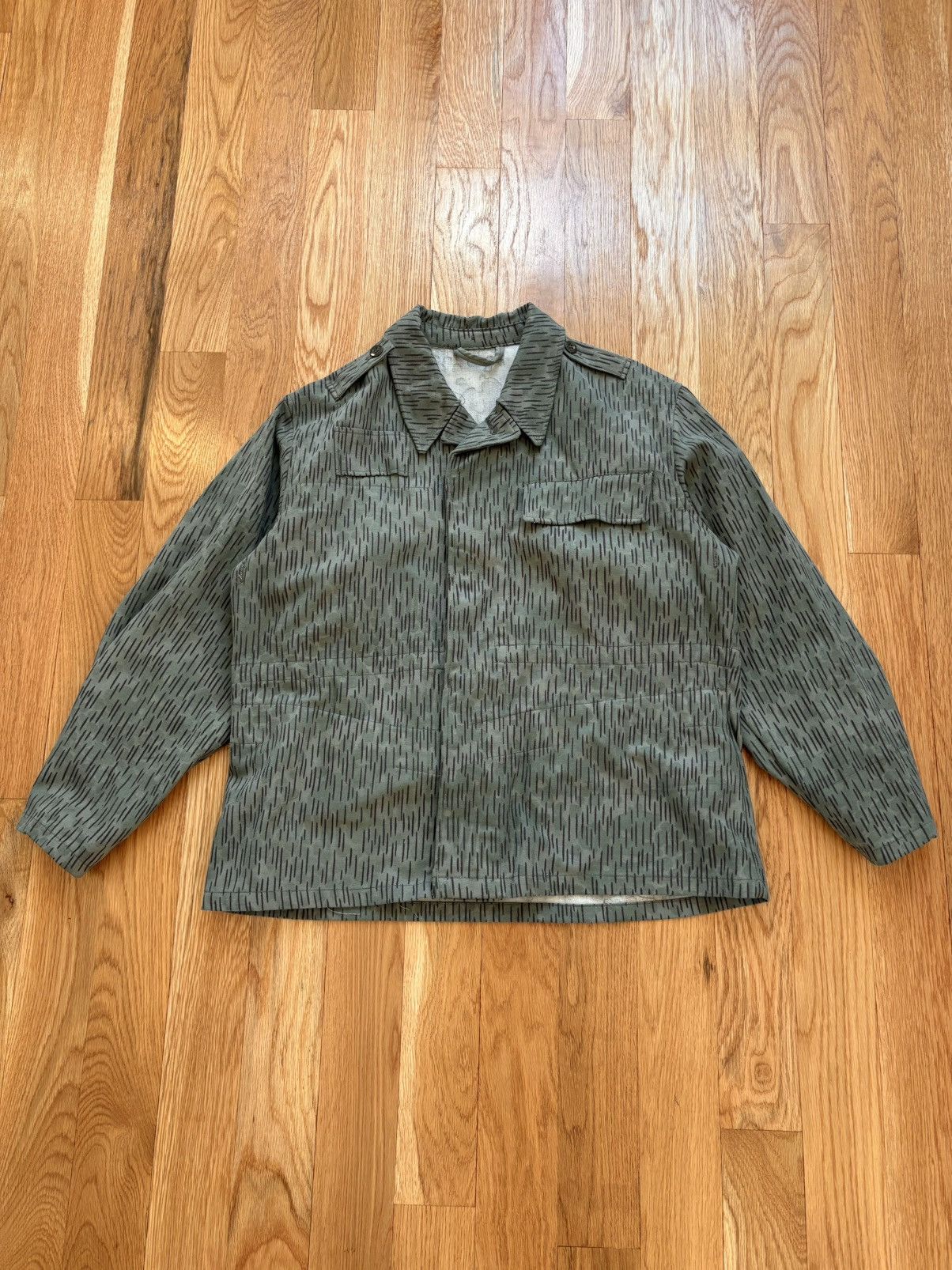 Other Czech Army VTG 70s 1973 Rain Camo Jacket Military Cargo M Size US M / EU 48-50 / 2 - 2 Thumbnail