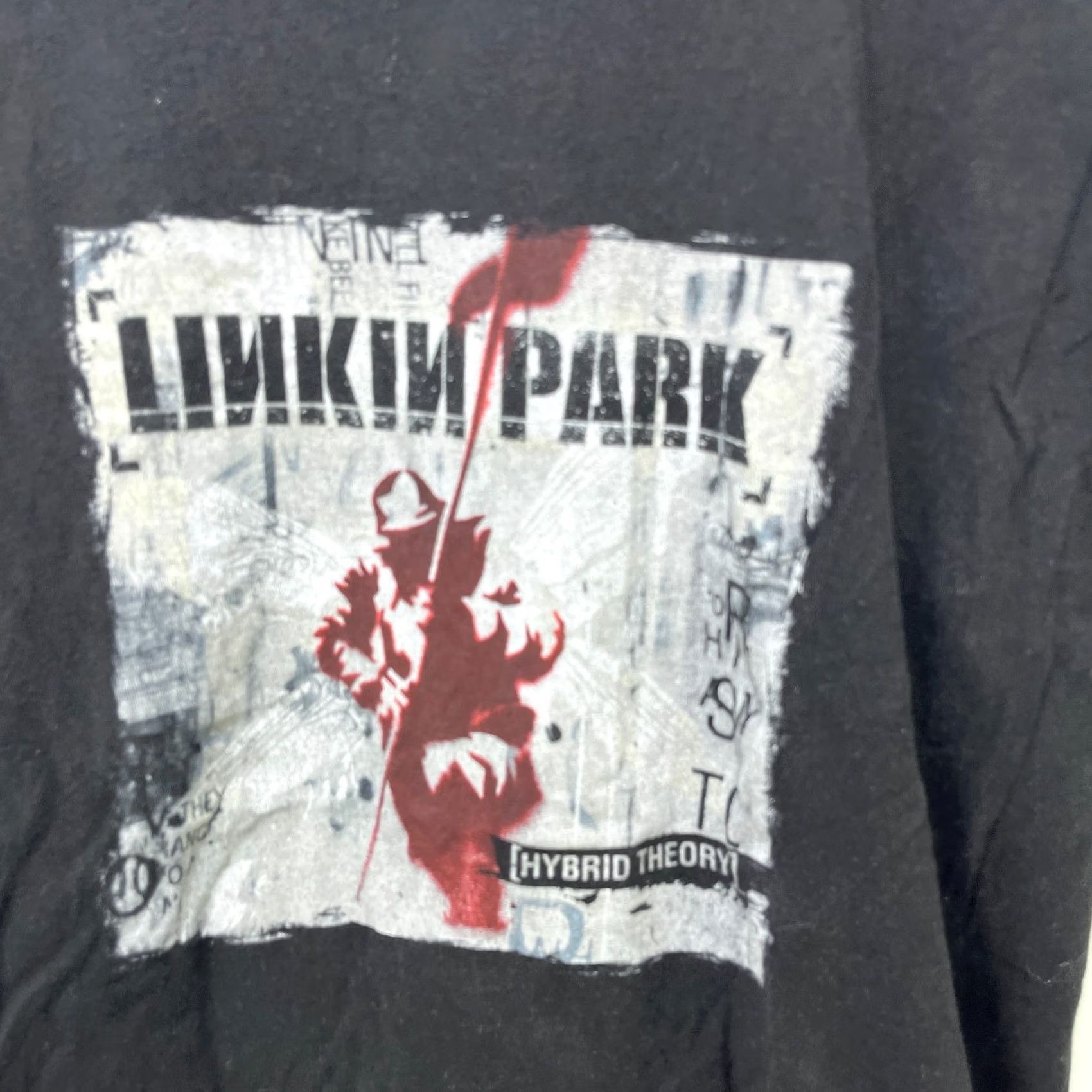 Vintage VINTAGE Linkin Park T-Shirt L Black Crew Neck Short Sleeve Graphic Print 2000s Band Mens Size US L / EU 52-54 / 3 - 2 Thumbnail