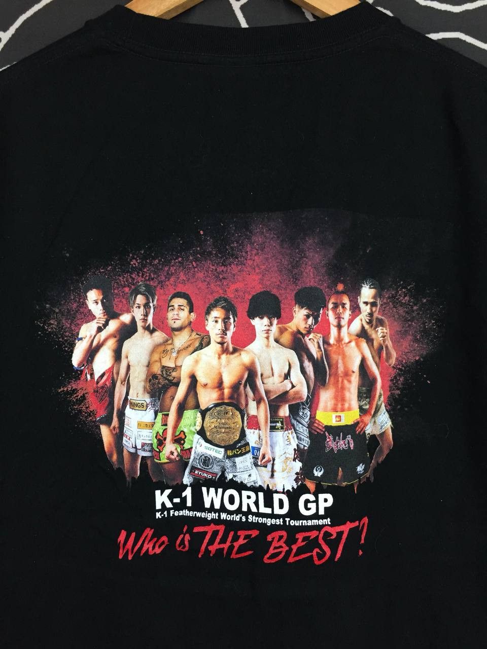 UFC K-1 World GP Kickboxing Who is The Best Promo Tee Size US M / EU 48-50 / 2 - 3 Thumbnail