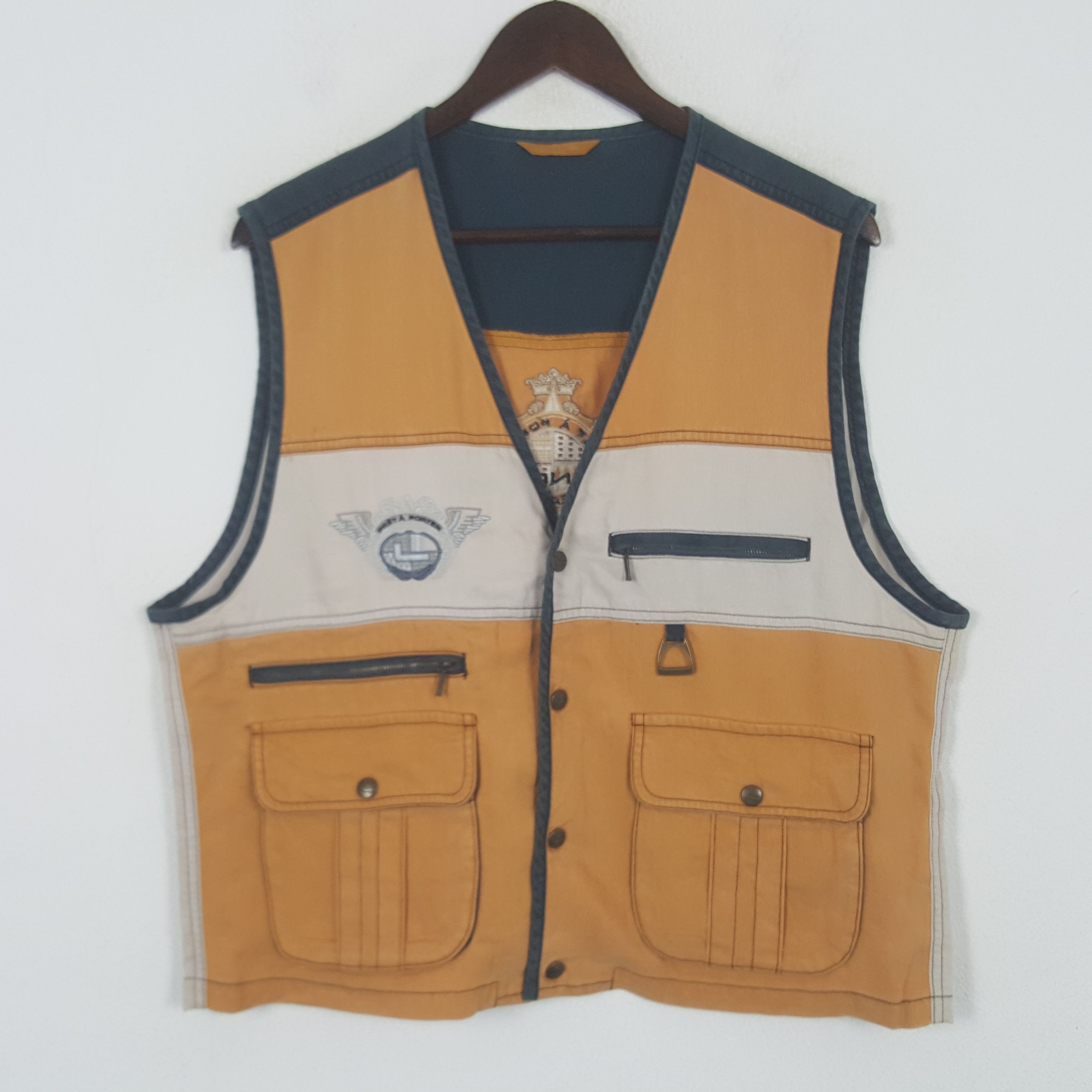 Lancel Vintage Lancel Paris Jeans Vest Jacket Size US M / EU 48-50 / 2 - 3 Thumbnail