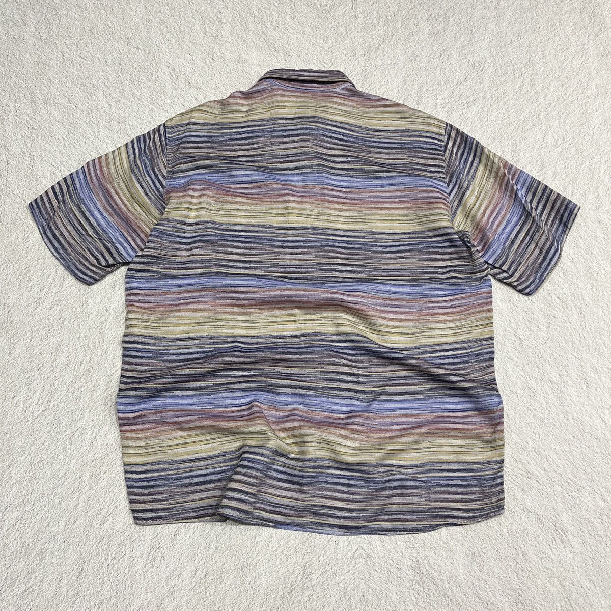 Missoni Vintage Missoni Geometric Striped Button Up Shirt Size US M / EU 48-50 / 2 - 4 Thumbnail