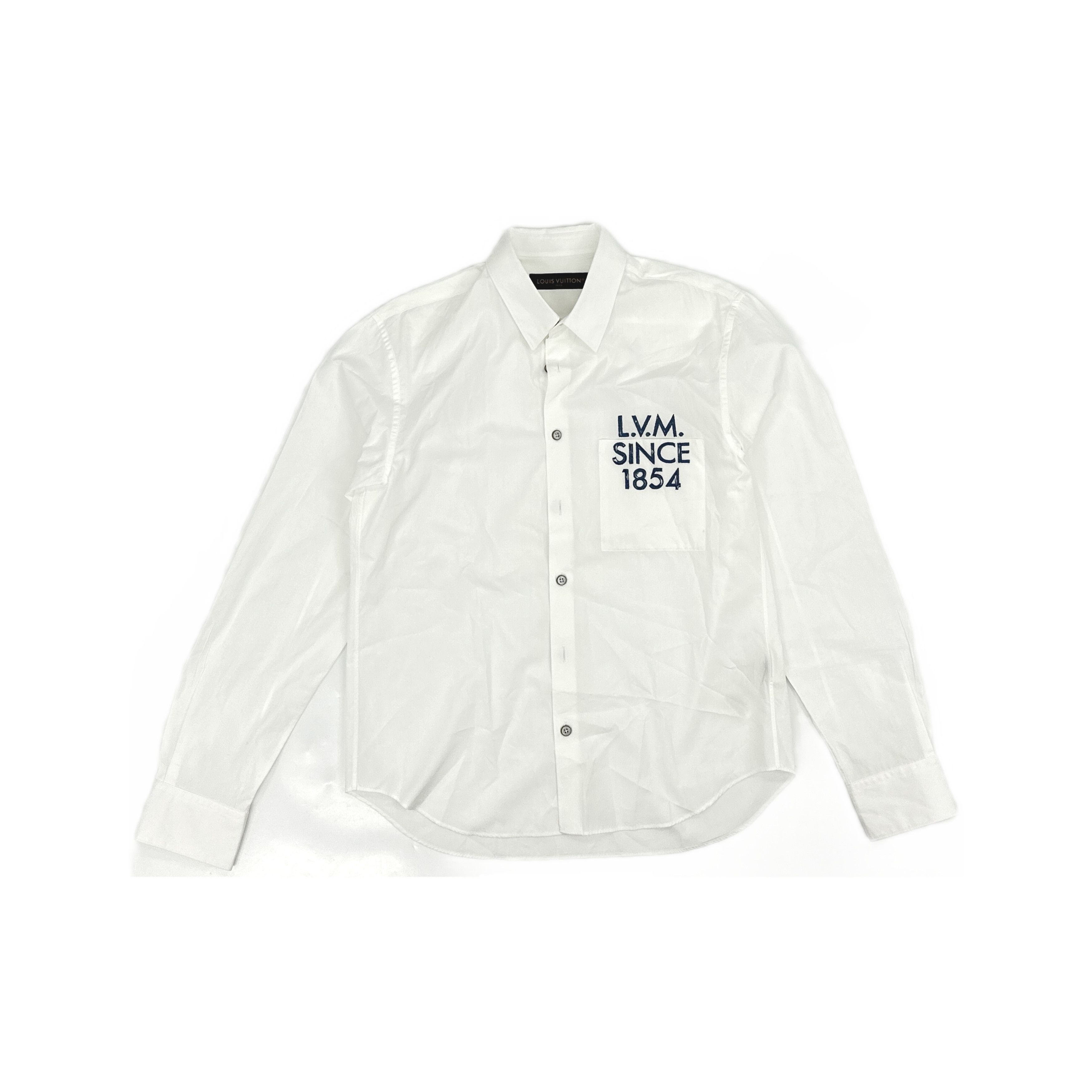 Louis Vuitton Louis Vuitton LVM 1854 Pocket Print Shirt M Size US M / EU 48-50 / 2 - 1 Thumbnail