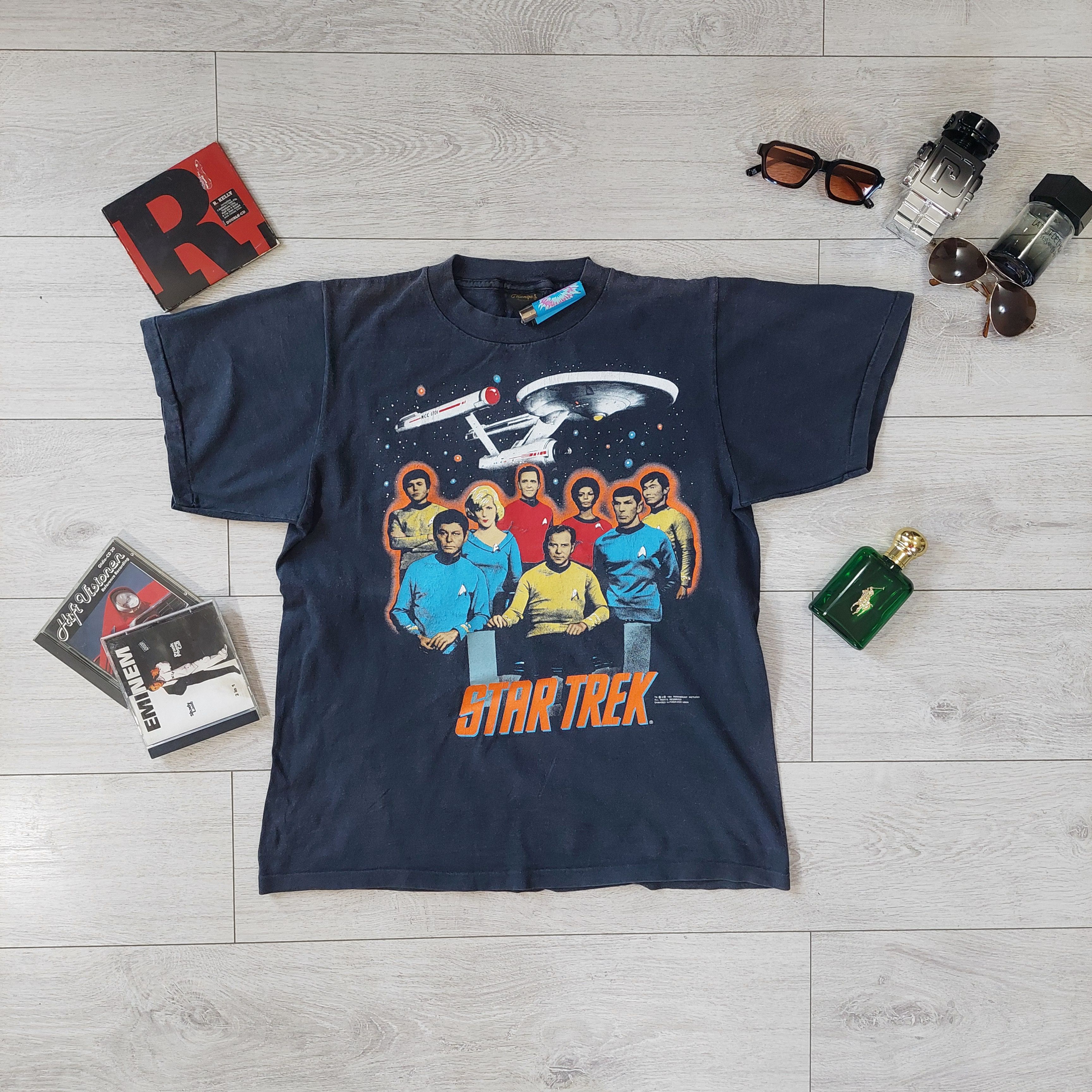 Changes Rare Star Trek vintage 1991 singe stitch t shirt tee Size US XL / EU 56 / 4 - 1 Thumbnail