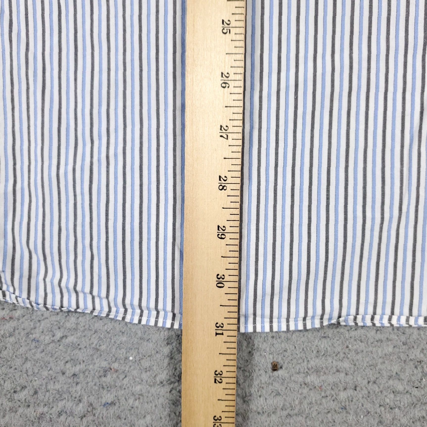 Tommy Hilfiger Tommy Hilfiger Shirt Mens Medium Blue Striped Button Up Long Sleeve Size US M / EU 48-50 / 2 - 4 Thumbnail