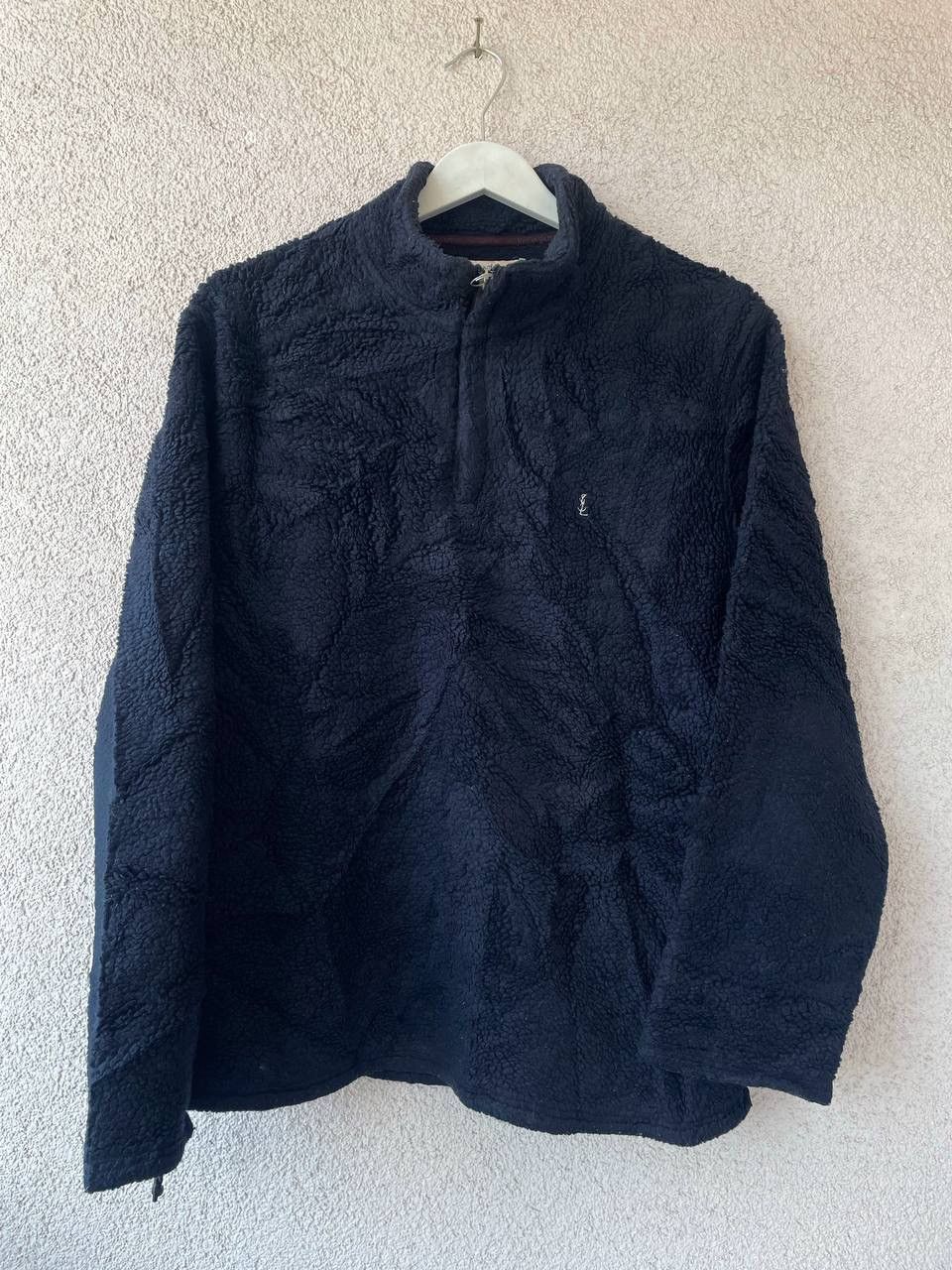Yves Saint Laurent Yves Saint Laurent Men Vintage Blue 1/3 Zip Fleece Size M Size US M / EU 48-50 / 2 - 1 Thumbnail