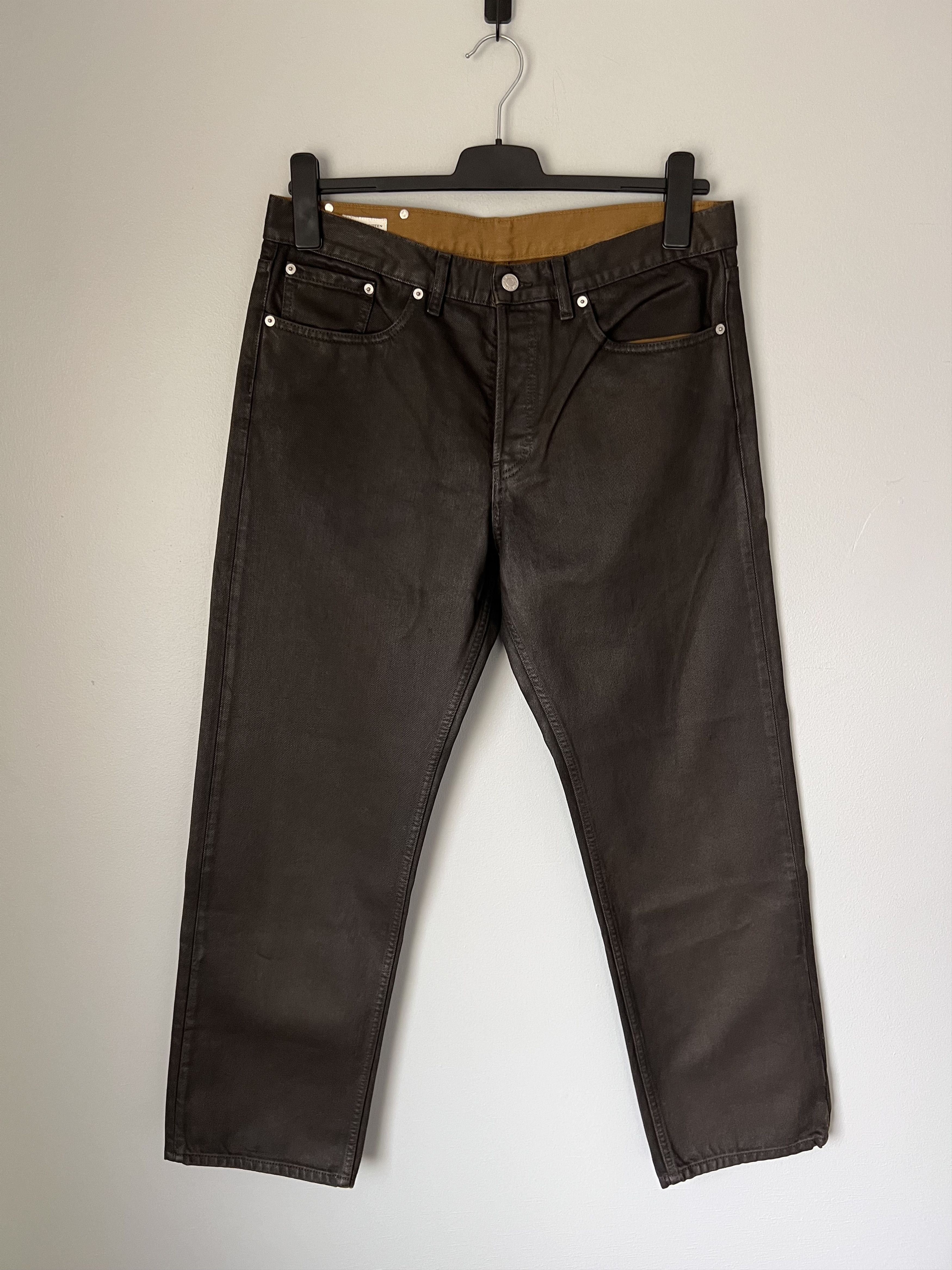 Dries Van Noten Dries Van Noten Panthero Straight Leg in Brown Size US 32 / EU 48 - 1 Thumbnail