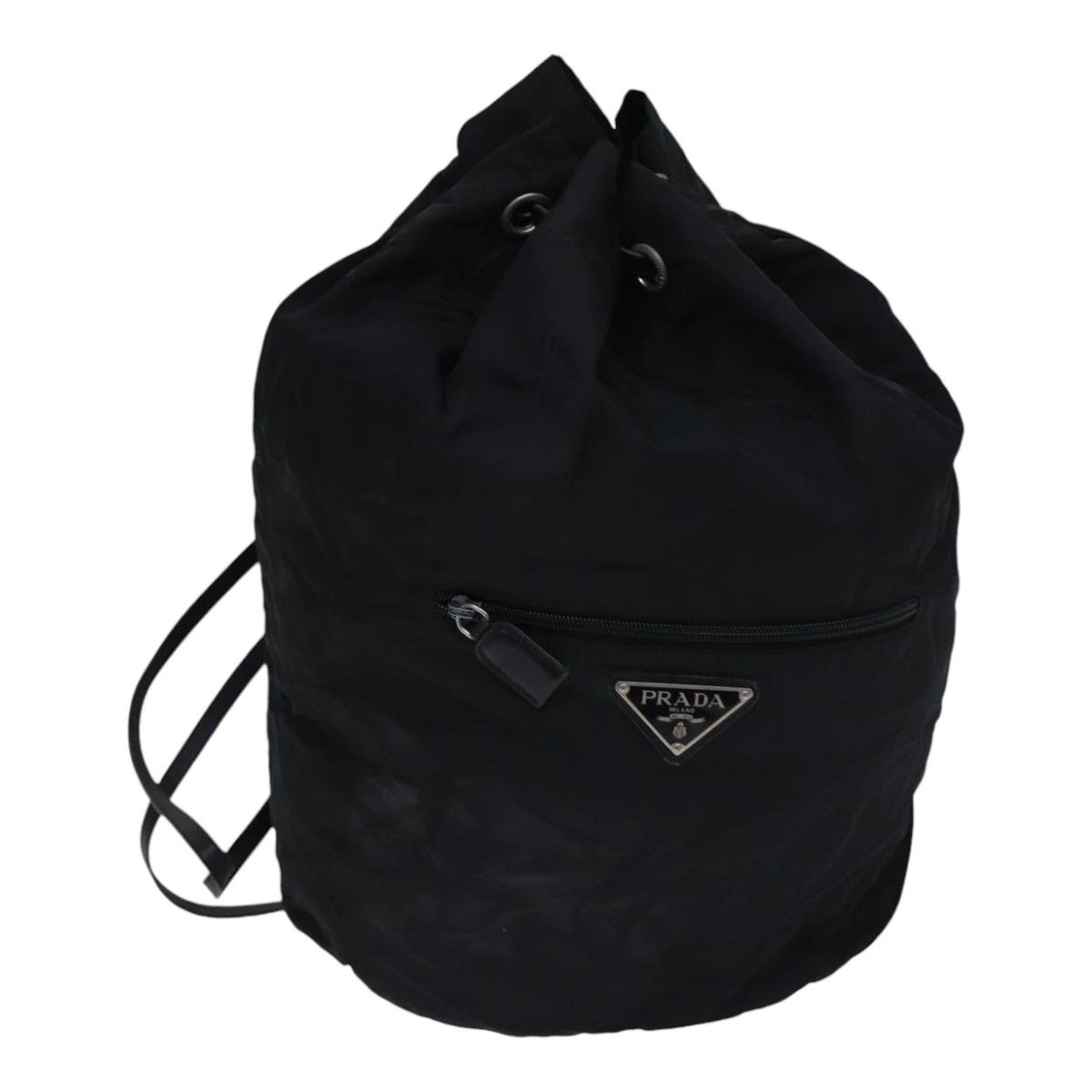 Prada Tessuto Black Synthetic Shoulder Bag (Pre-Owned) Size ONE SIZE - 1 Thumbnail