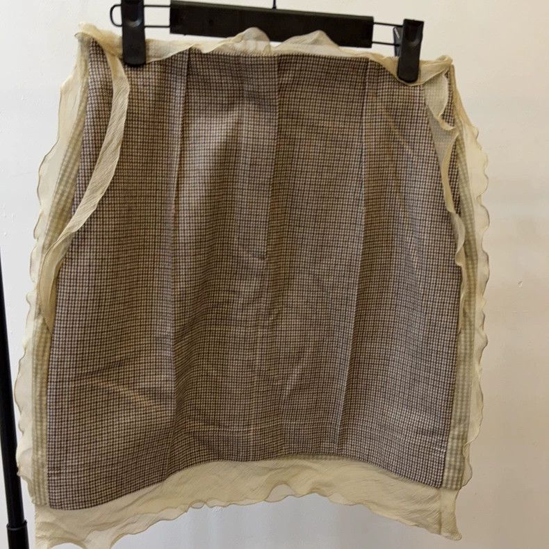 Fendi Fendi Houndstooth Mini Skirt - dmc Size US 36 / EU 52 - 1 Thumbnail