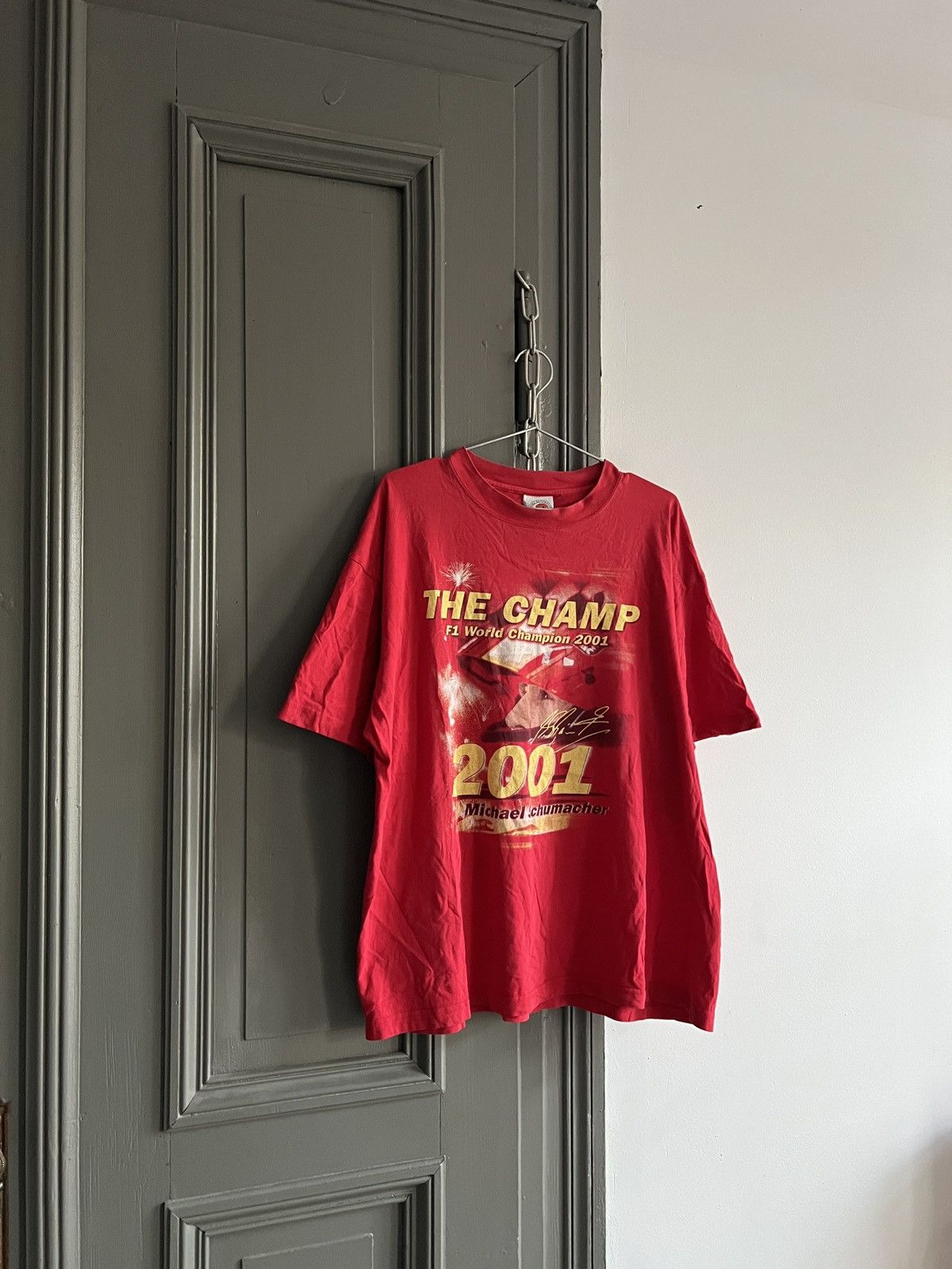 Other Vintage Michael Schumacher XL T-Shirt Boxy Racing Tee Size US XL / EU 56 / 4 - 1 Thumbnail