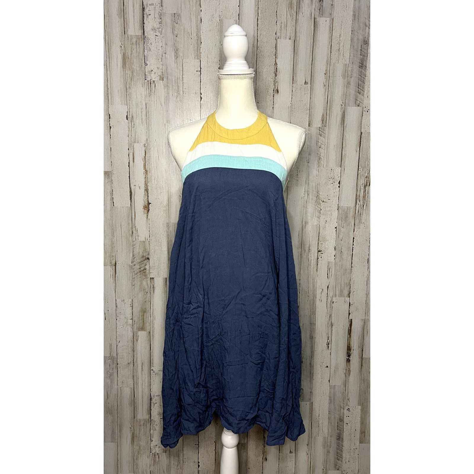 O'Neill NWT O'Neill Women's Halter Mini Dress Blue Size Medium Size M / US 6-8 / IT 42-44 - 8 Thumbnail